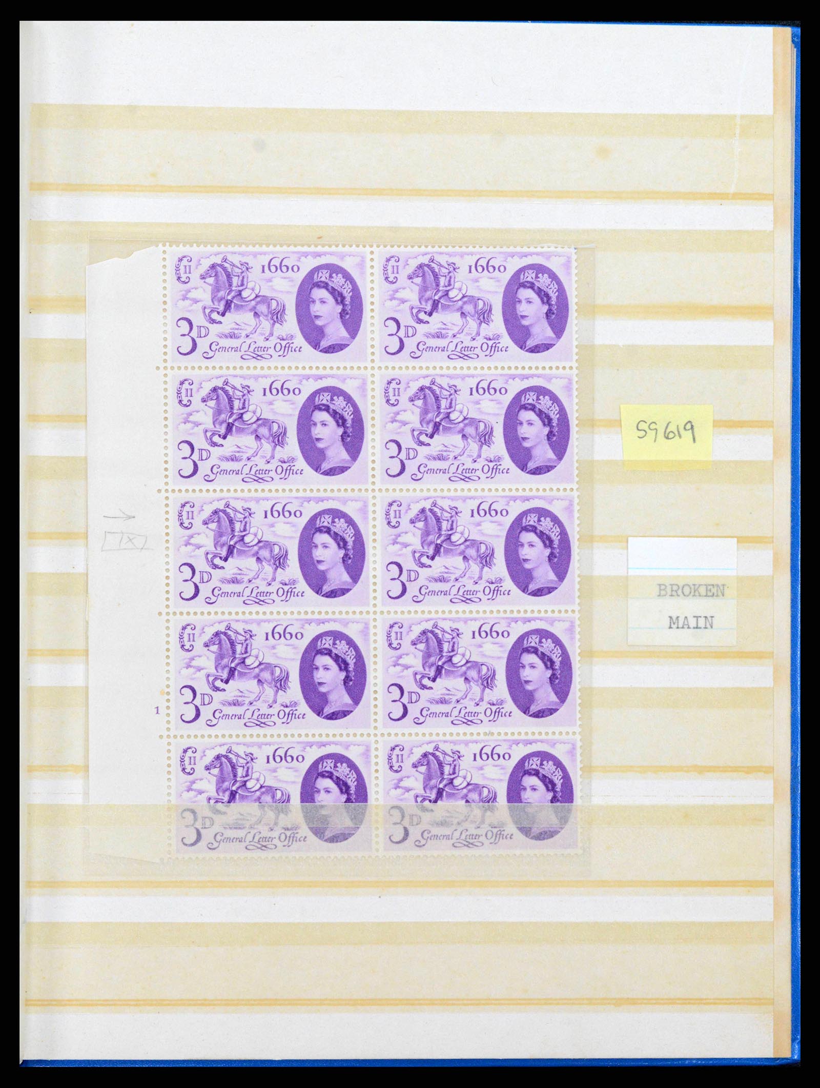 38318 0005 - Postzegelverzameling 38318 Engelse koloniën variëteiten 1900-1965.