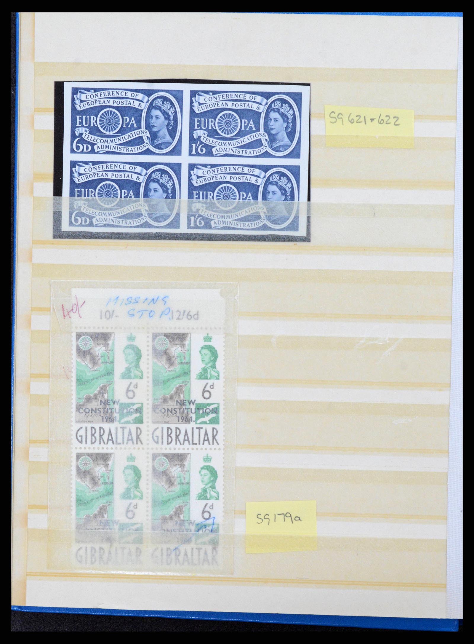 38318 0006 - Postzegelverzameling 38318 Engelse koloniën variëteiten 1900-1965.