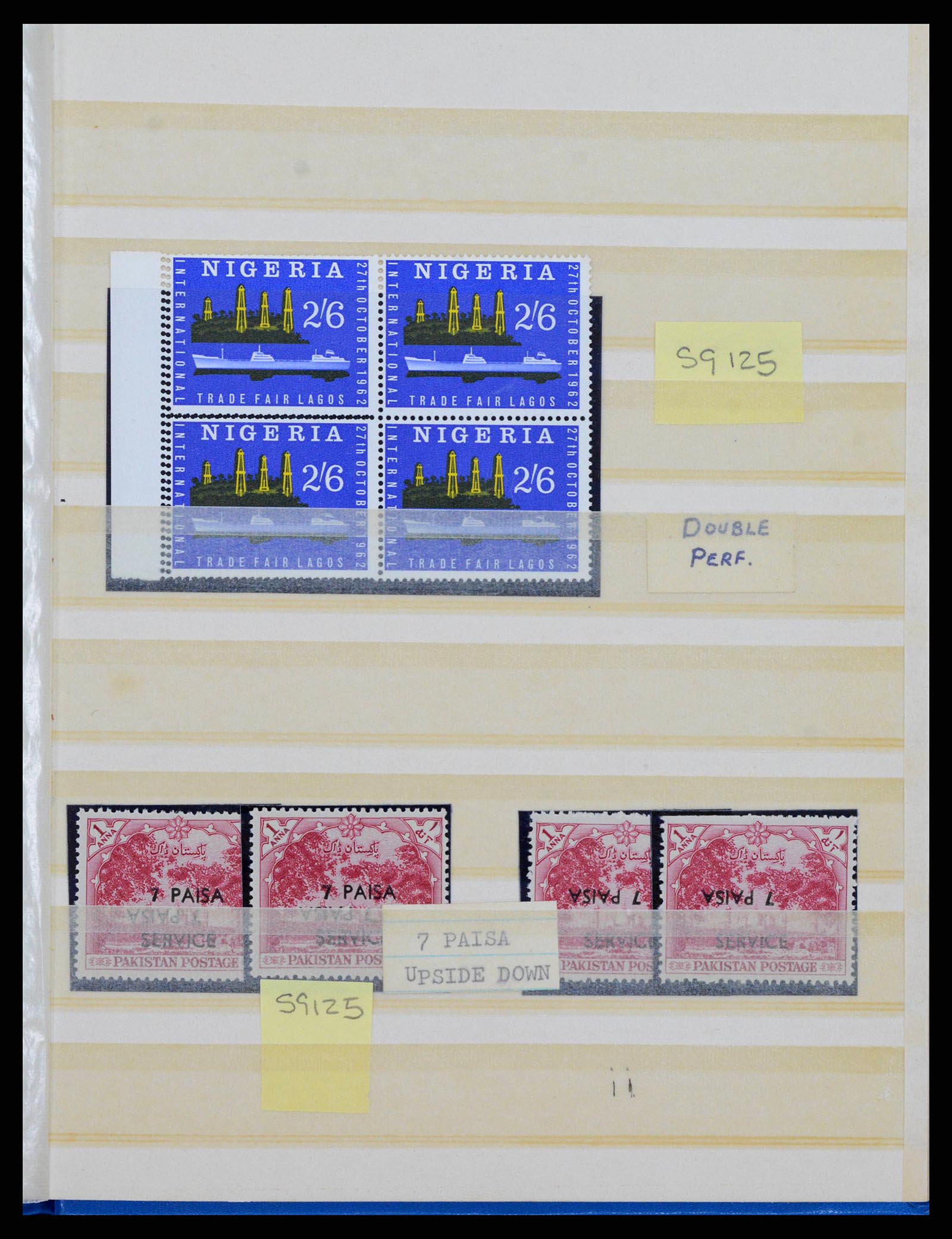 38318 0011 - Postzegelverzameling 38318 Engelse koloniën variëteiten 1900-1965.