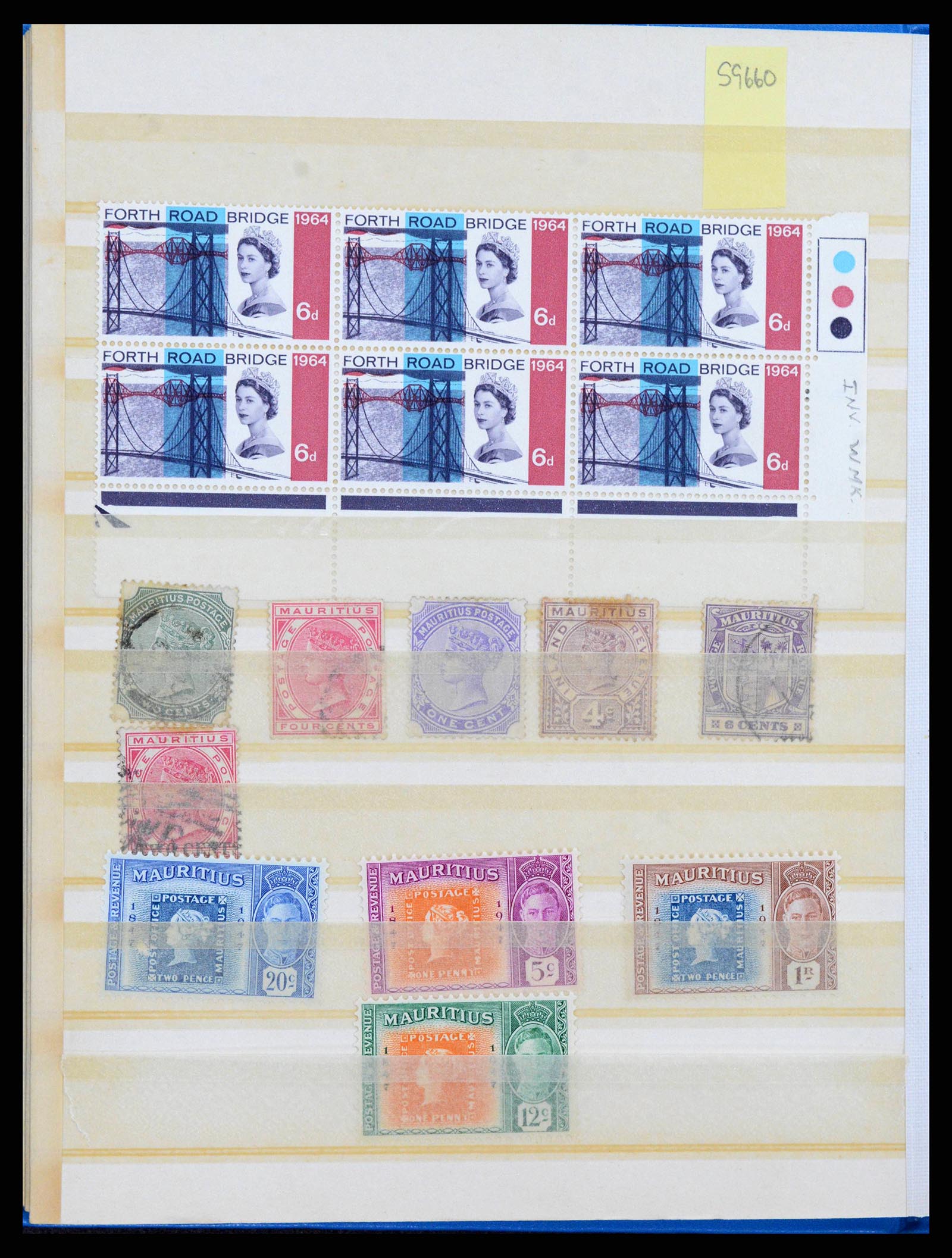 38318 0018 - Postzegelverzameling 38318 Engelse koloniën variëteiten 1900-1965.