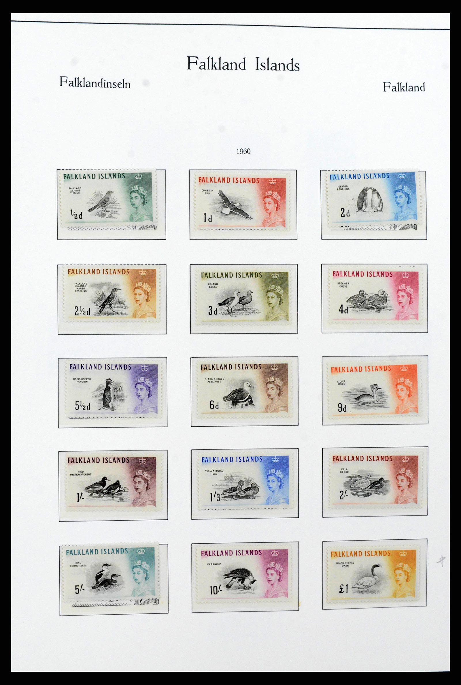 38319 0002 - Stamp collection 38319 Falkland Ìslands 1953-2019.