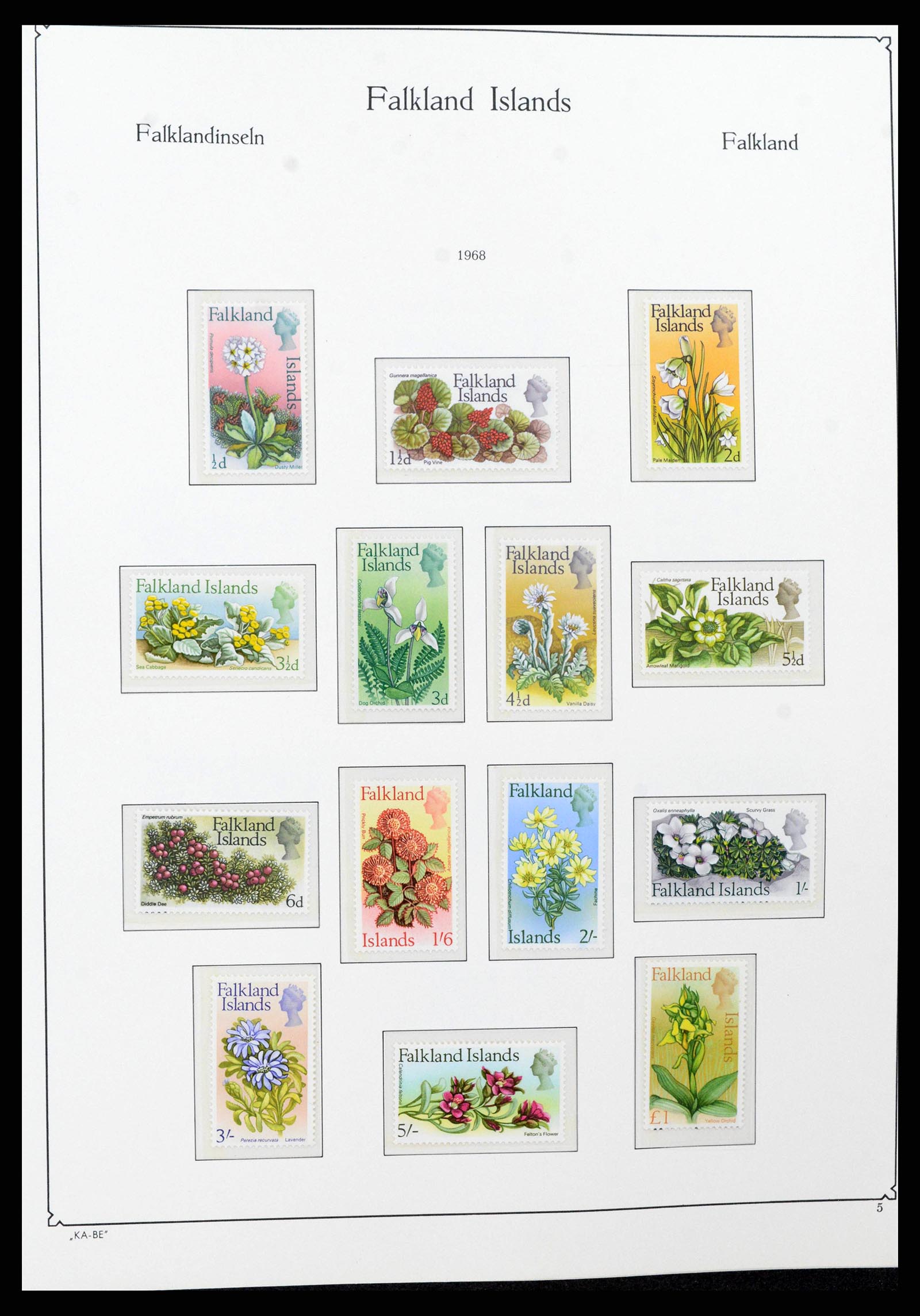 38319 0005 - Stamp collection 38319 Falkland Ìslands 1953-2019.