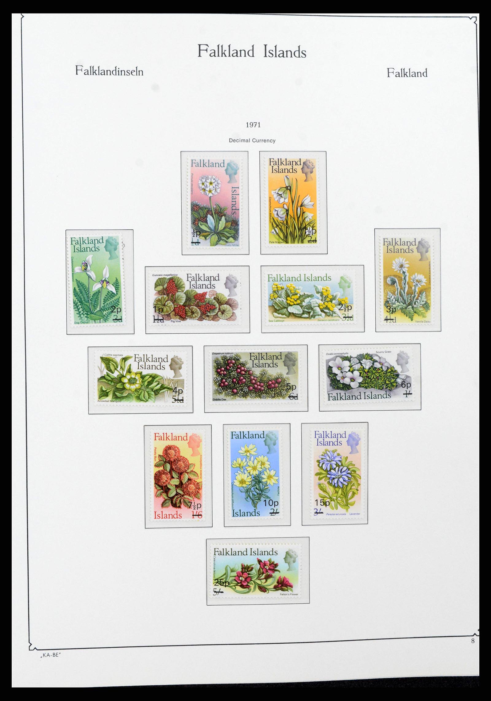 38319 0008 - Stamp collection 38319 Falkland Ìslands 1953-2019.