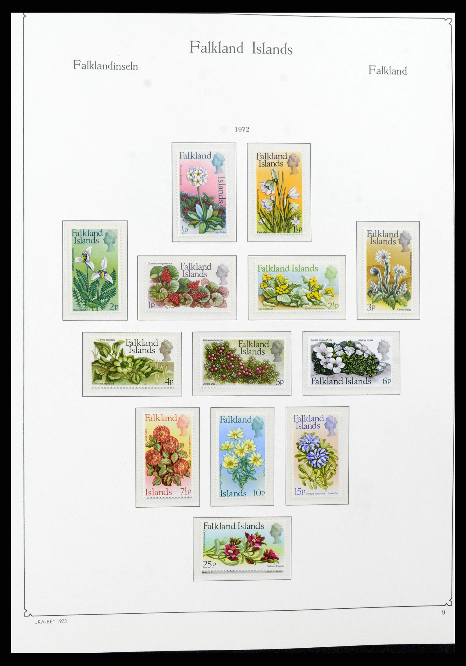 38319 0009 - Stamp collection 38319 Falkland Ìslands 1953-2019.