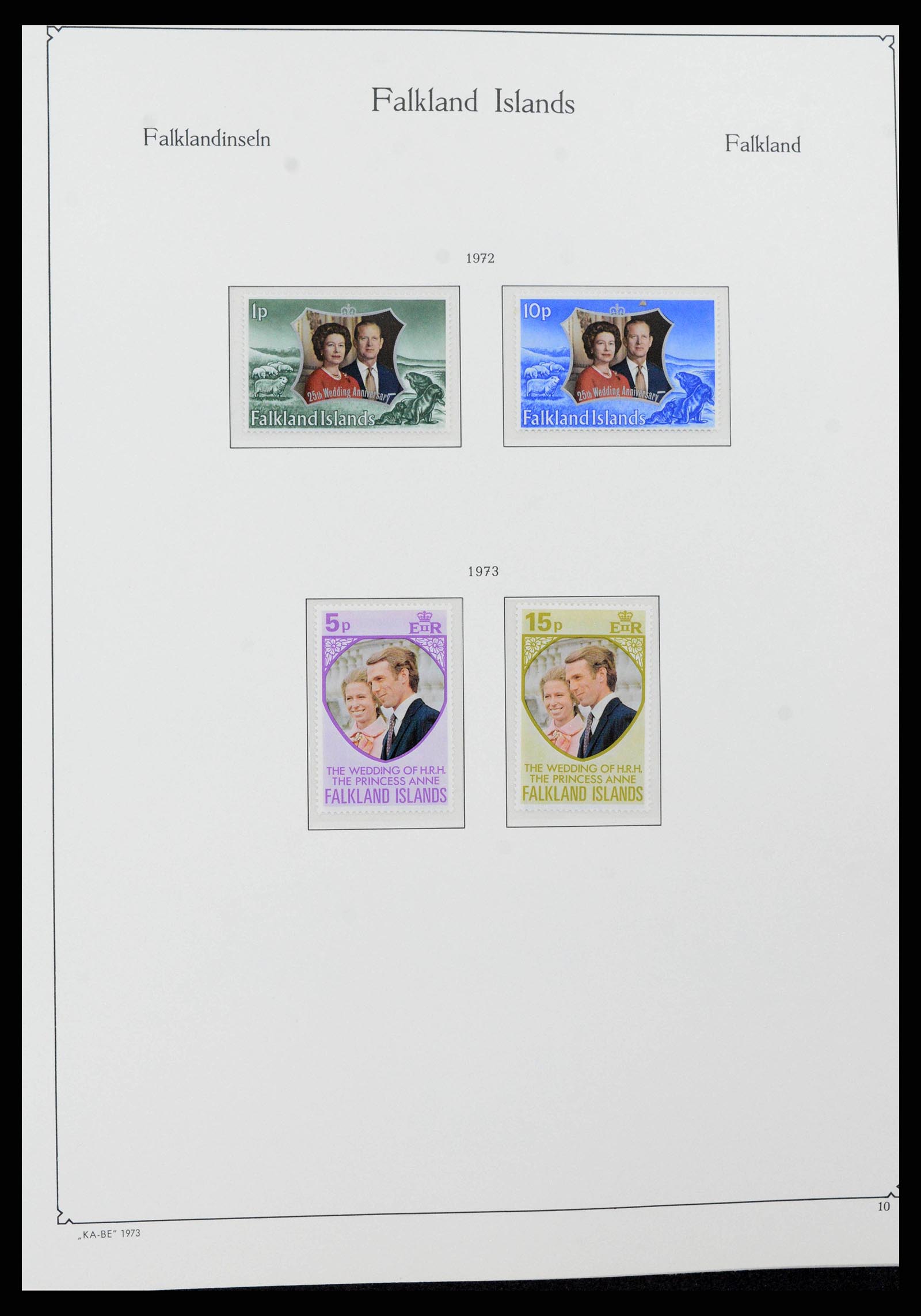 38319 0010 - Stamp collection 38319 Falkland Ìslands 1953-2019.