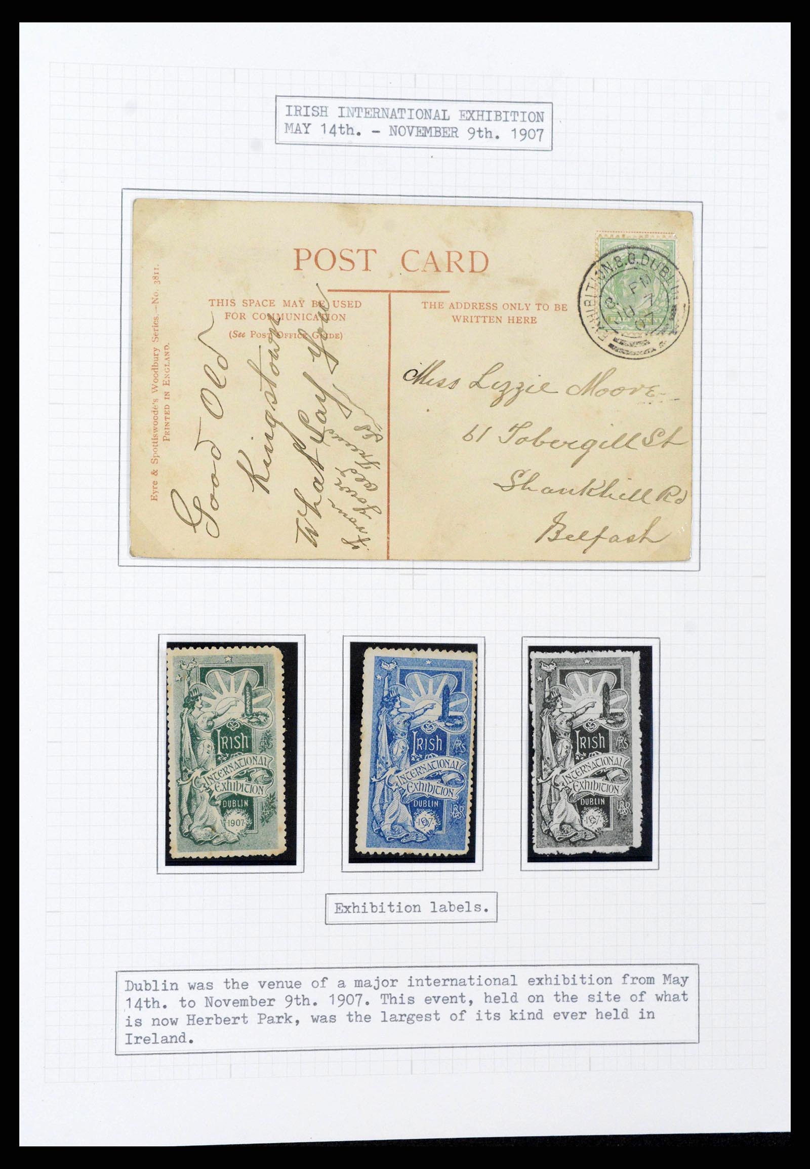 38320 0002 - Postzegelverzameling 38320 Ierland 1922-1970.