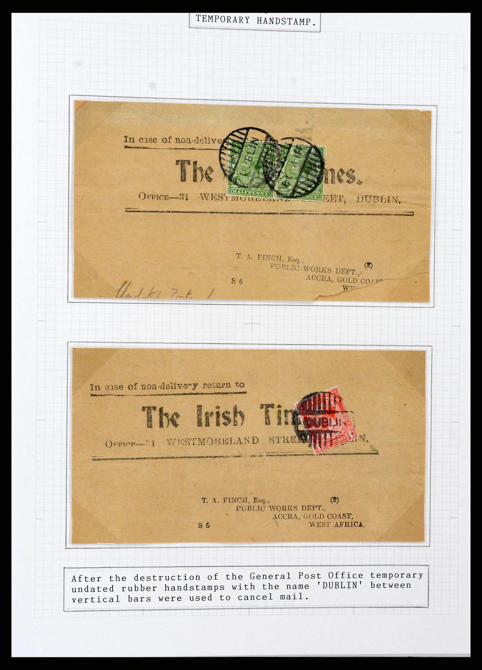 38320 0011 - Postzegelverzameling 38320 Ierland 1922-1970.