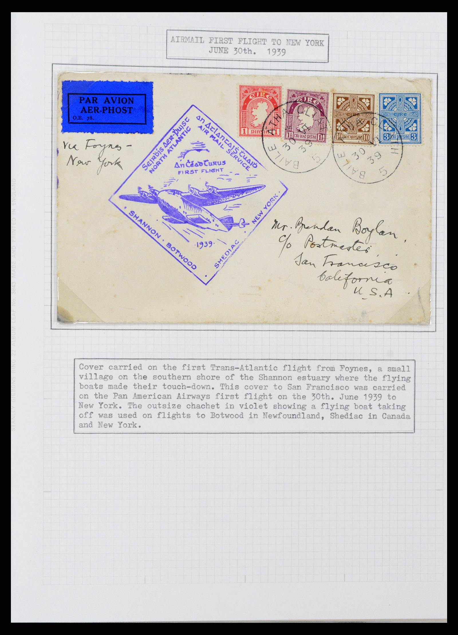 38320 0013 - Postzegelverzameling 38320 Ierland 1922-1970.