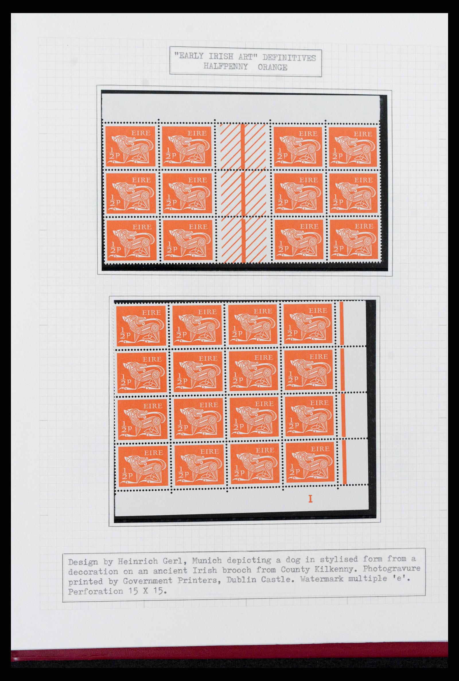 38320 0027 - Stamp collection 38320 Ireland 1922-1970.