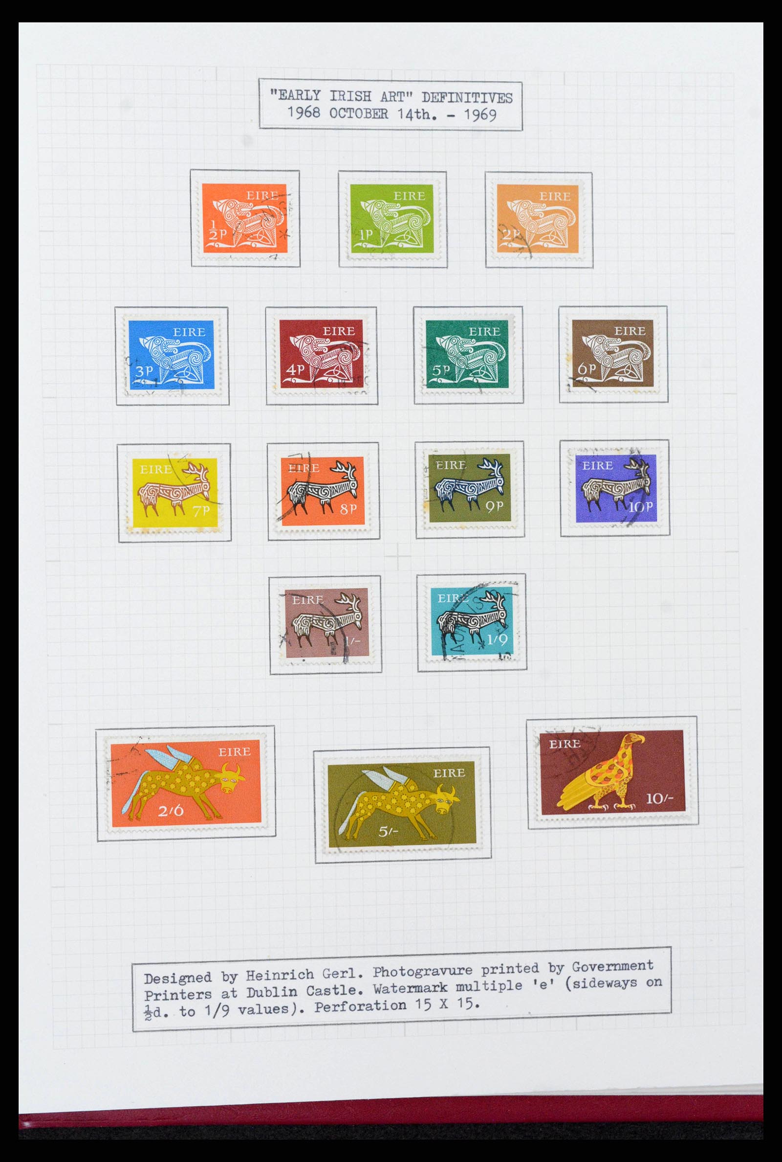 38320 0028 - Stamp collection 38320 Ireland 1922-1970.