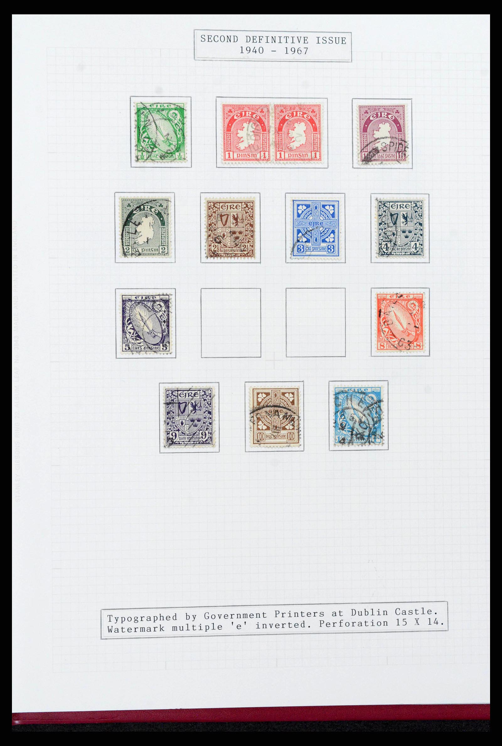 38320 0033 - Stamp collection 38320 Ireland 1922-1970.