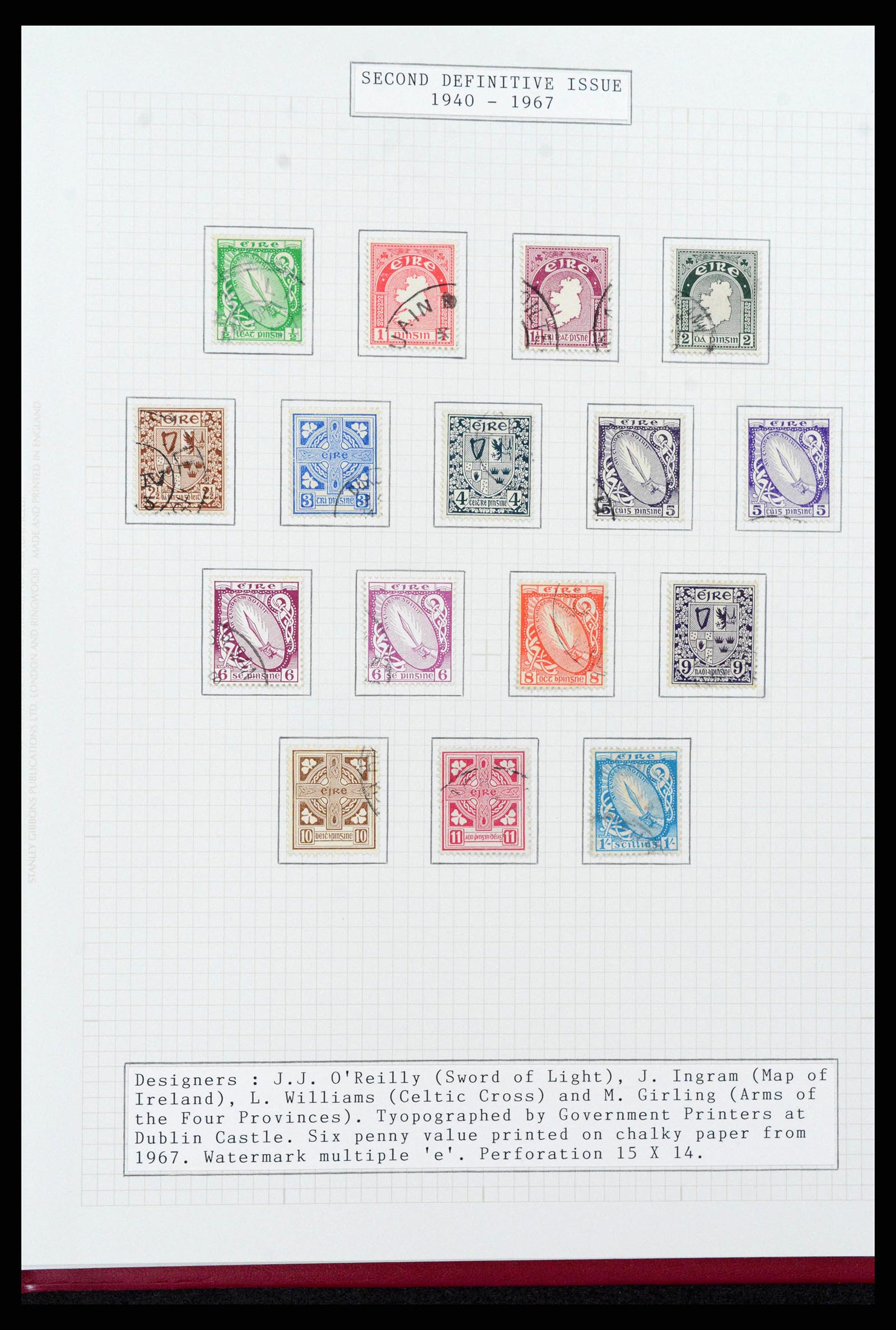 38320 0034 - Stamp collection 38320 Ireland 1922-1970.
