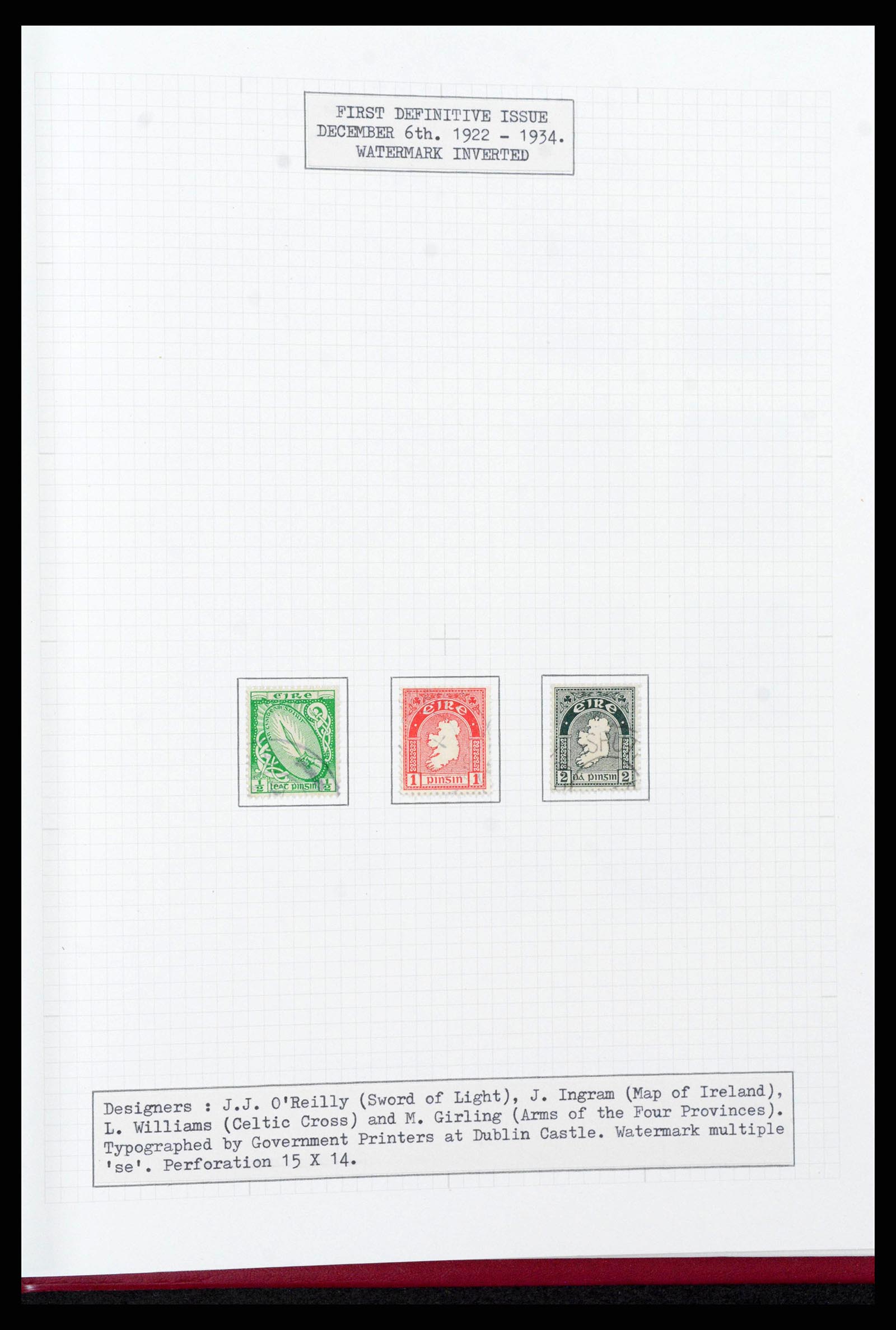 38320 0035 - Stamp collection 38320 Ireland 1922-1970.
