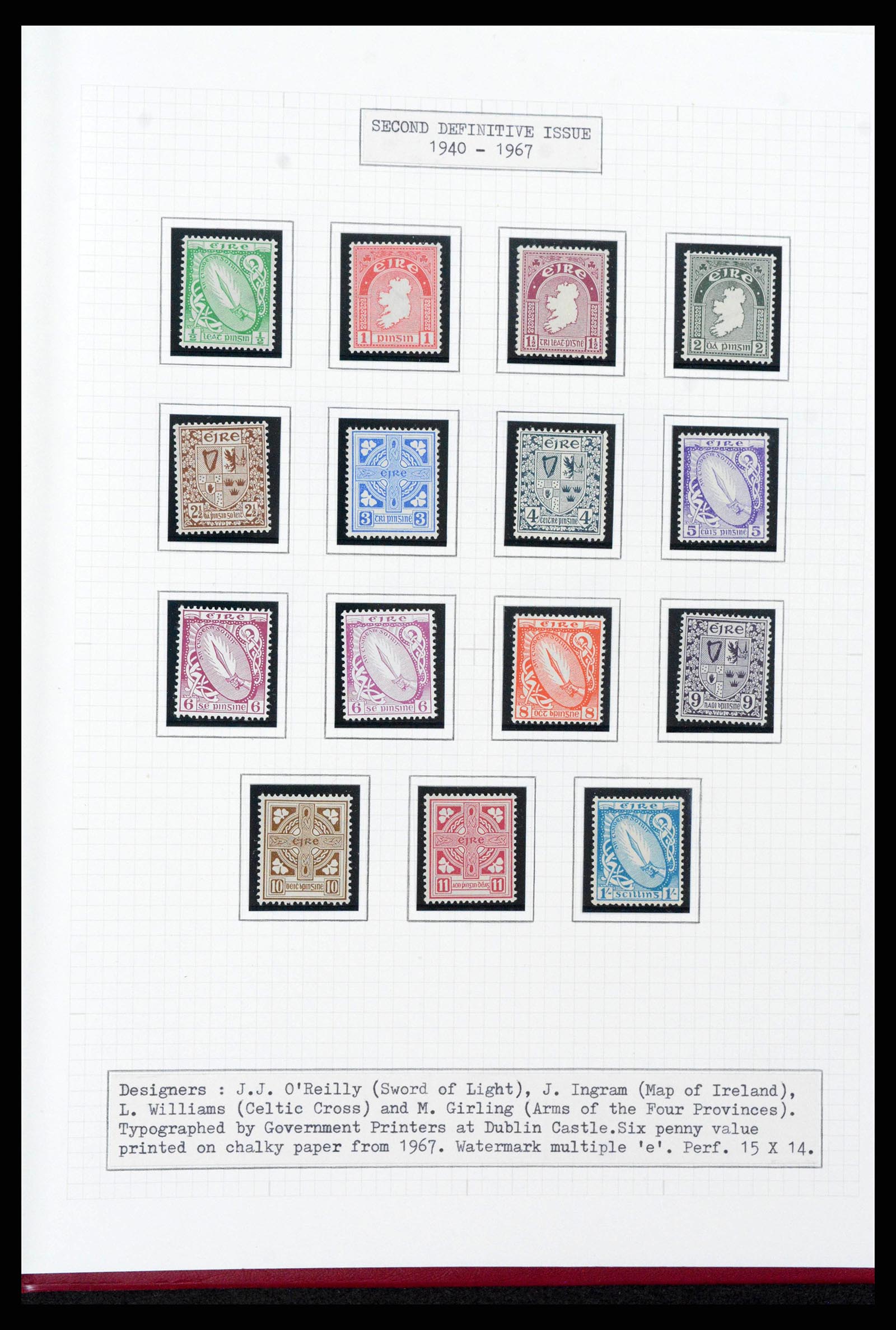 38320 0036 - Stamp collection 38320 Ireland 1922-1970.