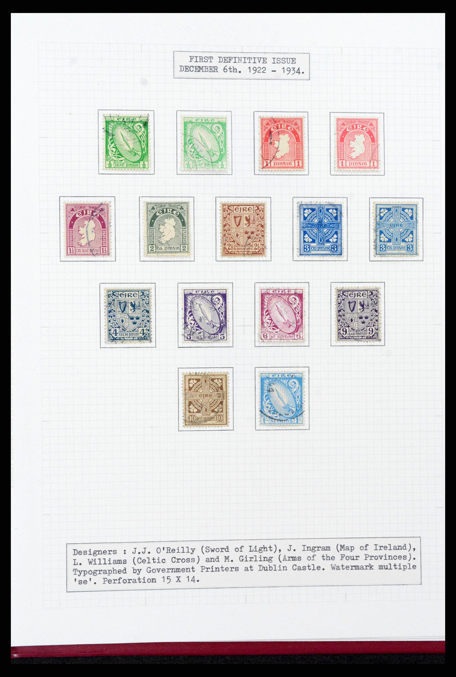 38320 0037 - Stamp collection 38320 Ireland 1922-1970.