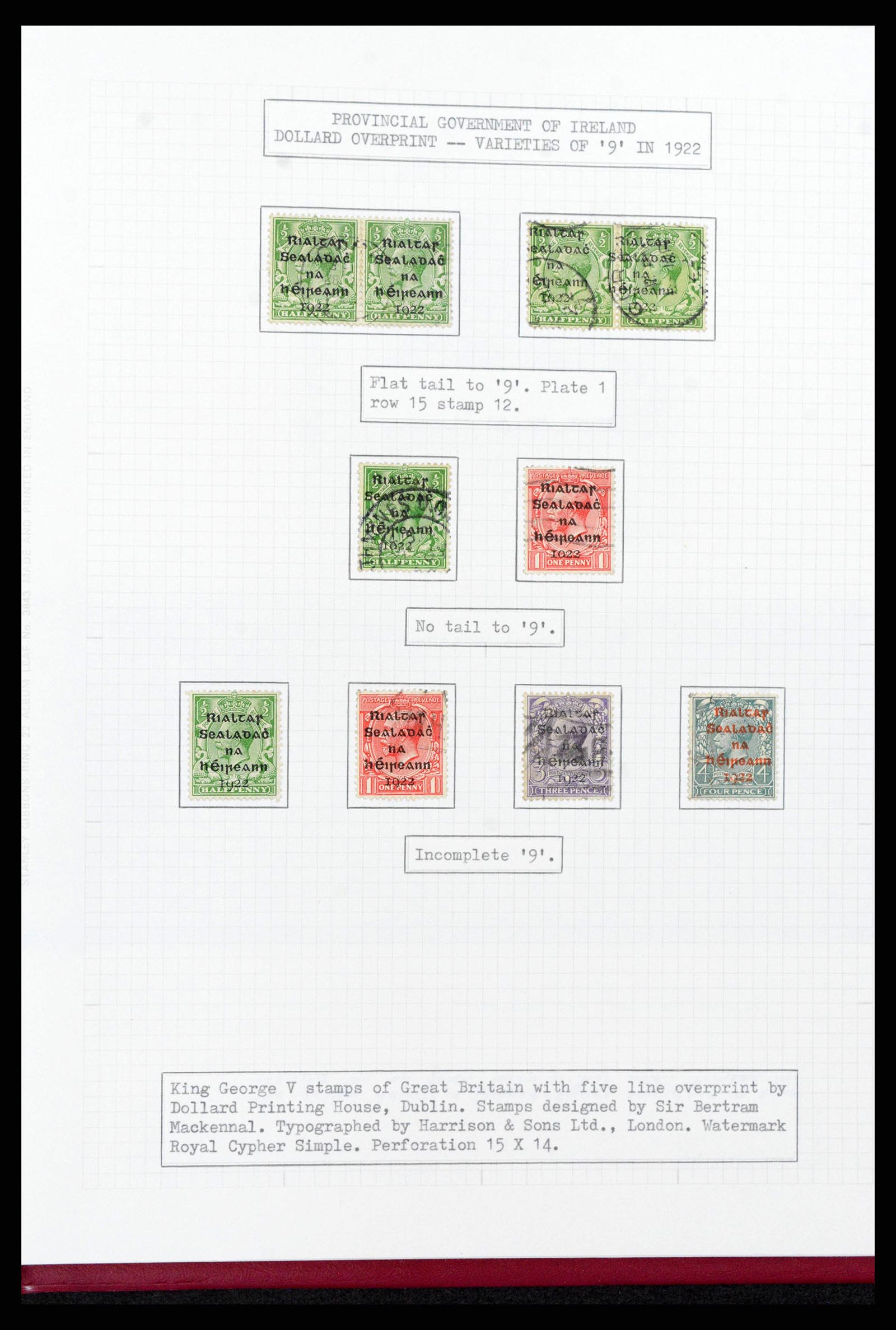 38320 0041 - Stamp collection 38320 Ireland 1922-1970.