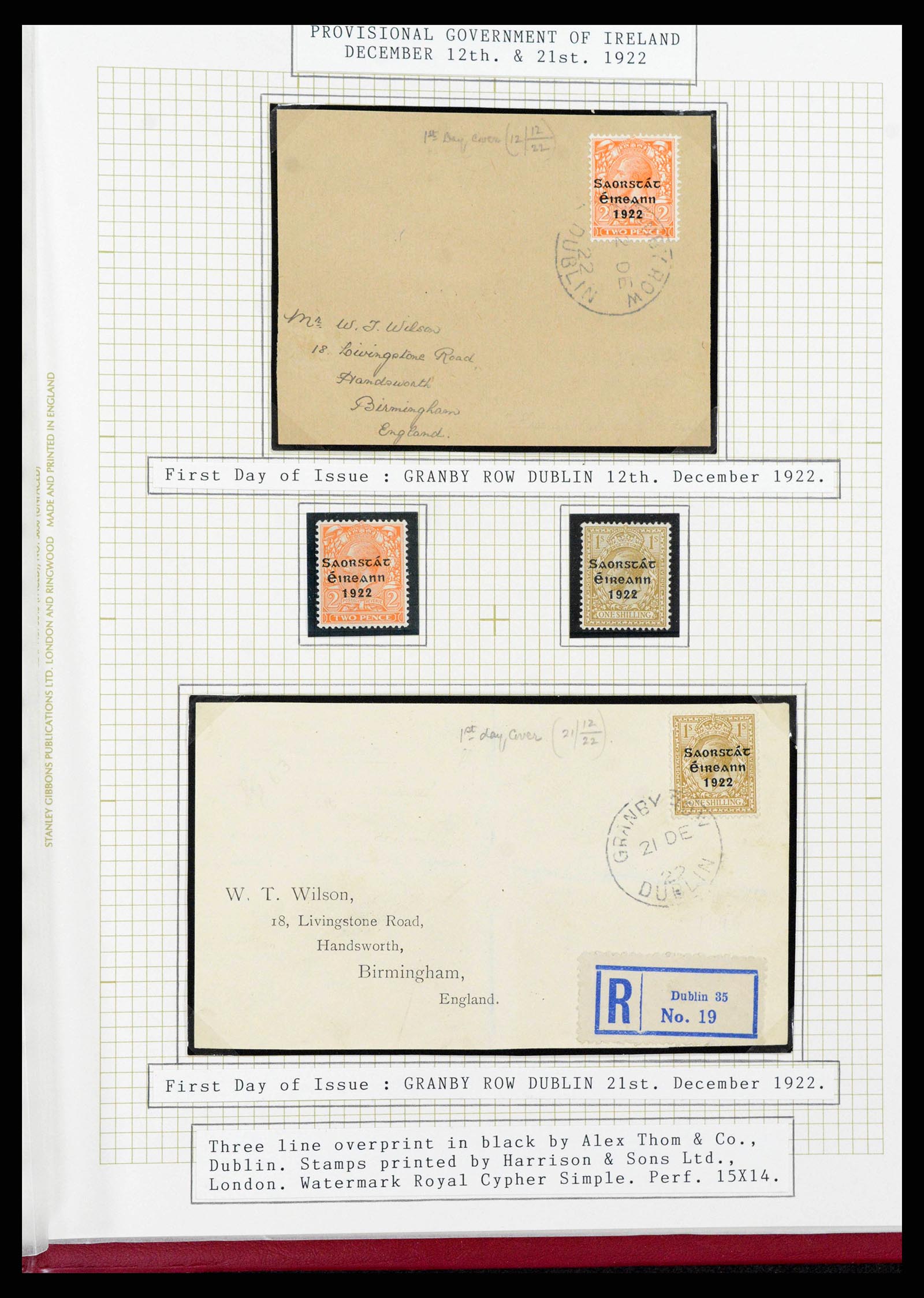 38320 0050 - Stamp collection 38320 Ireland 1922-1970.
