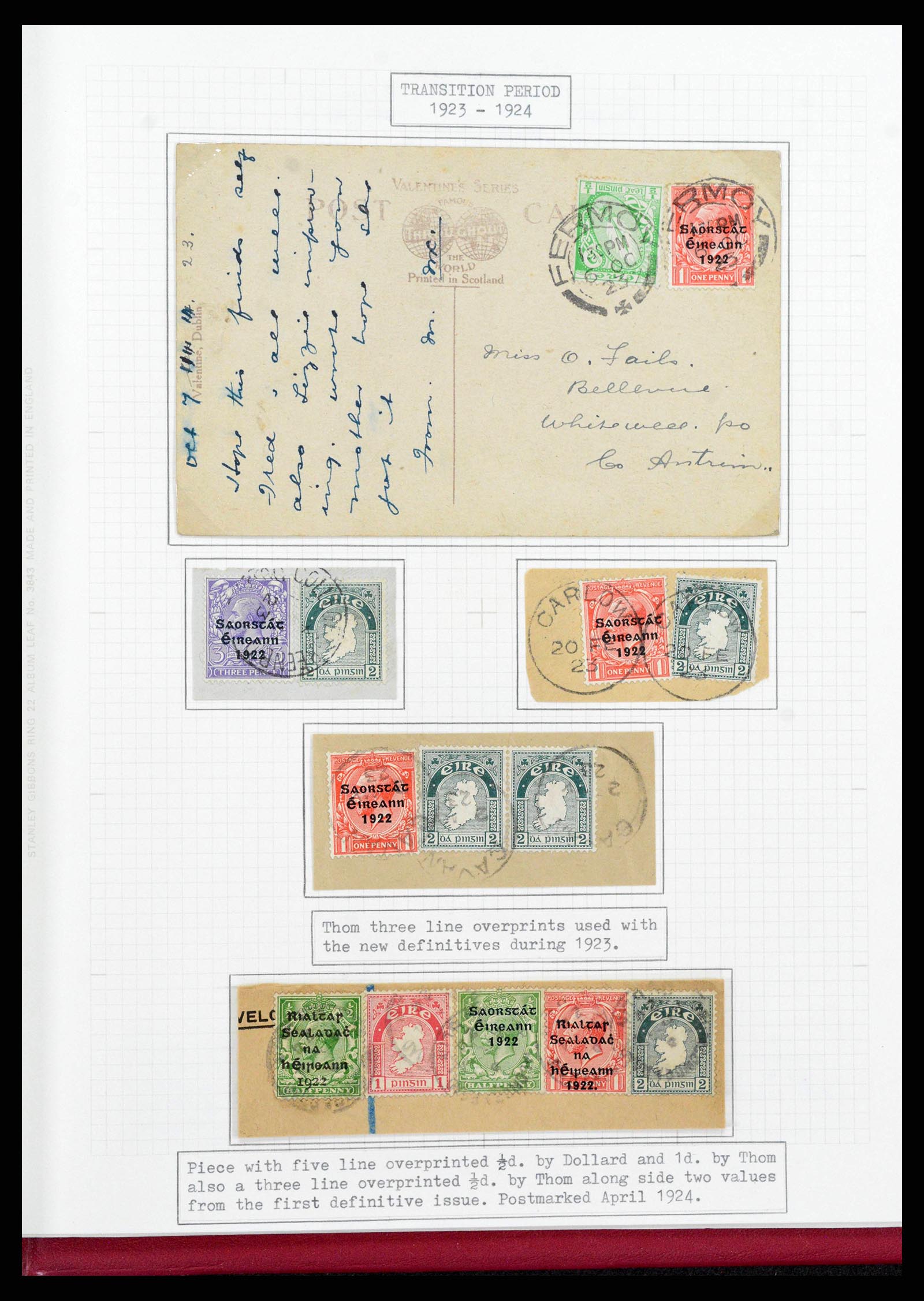 38320 0058 - Stamp collection 38320 Ireland 1922-1970.