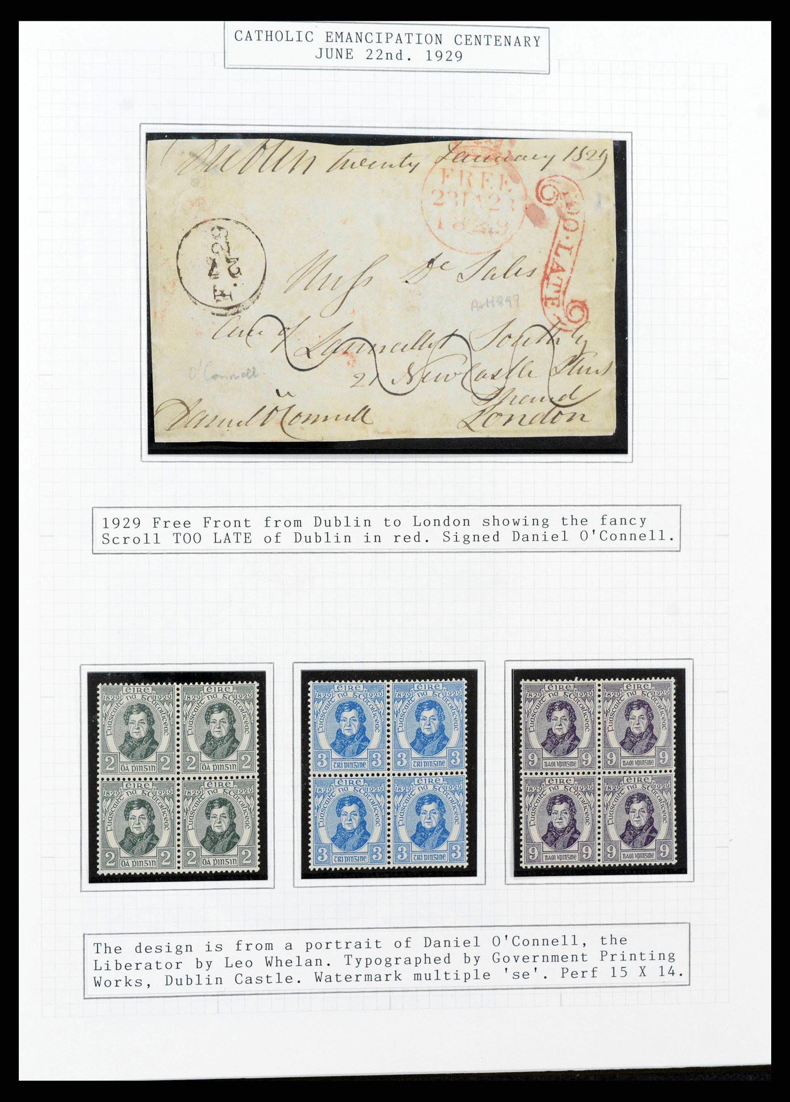 38320 0062 - Stamp collection 38320 Ireland 1922-1970.