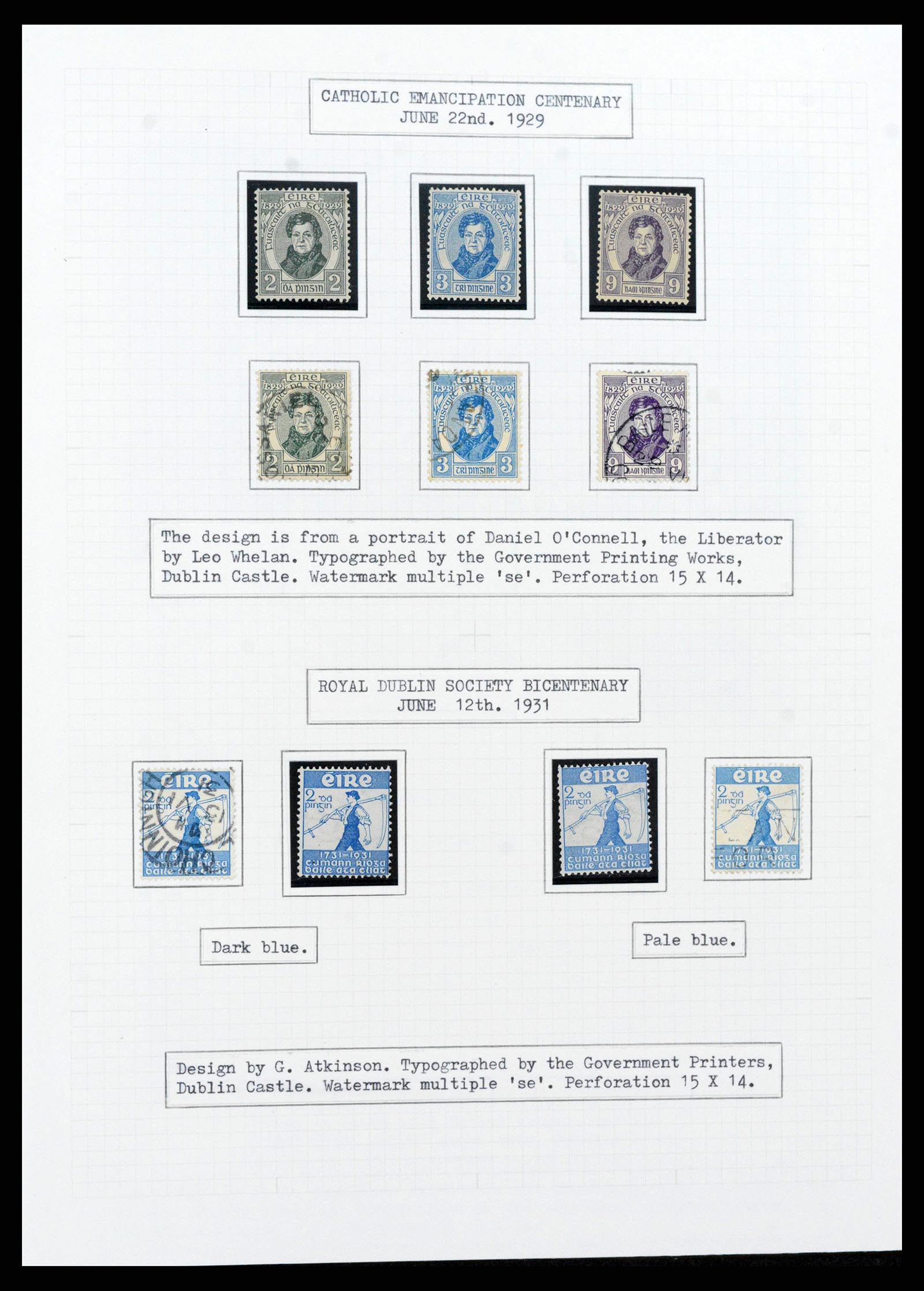 38320 0064 - Stamp collection 38320 Ireland 1922-1970.