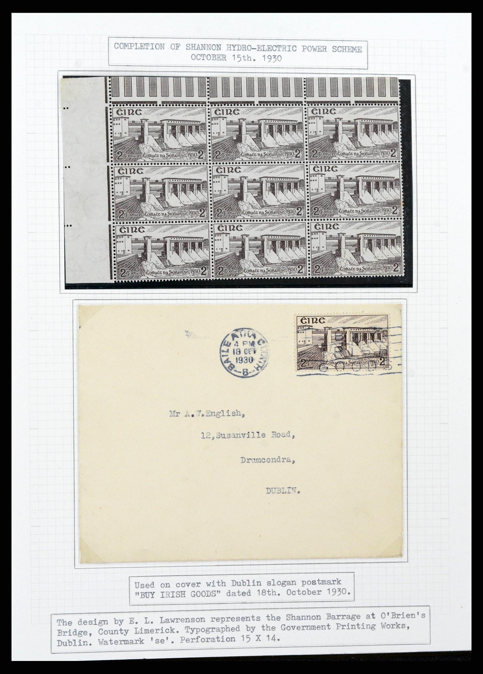 38320 0065 - Stamp collection 38320 Ireland 1922-1970.