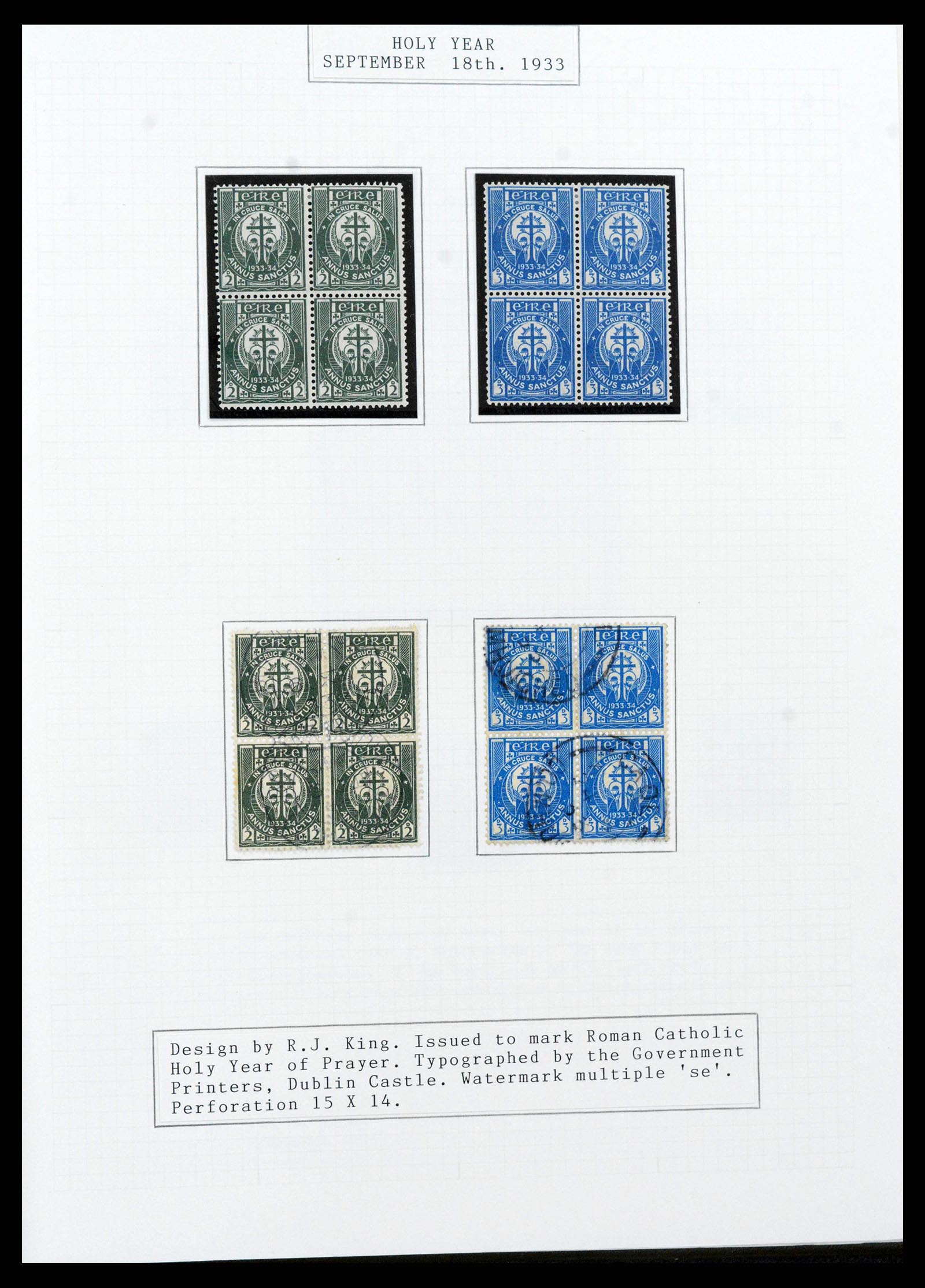 38320 0067 - Stamp collection 38320 Ireland 1922-1970.