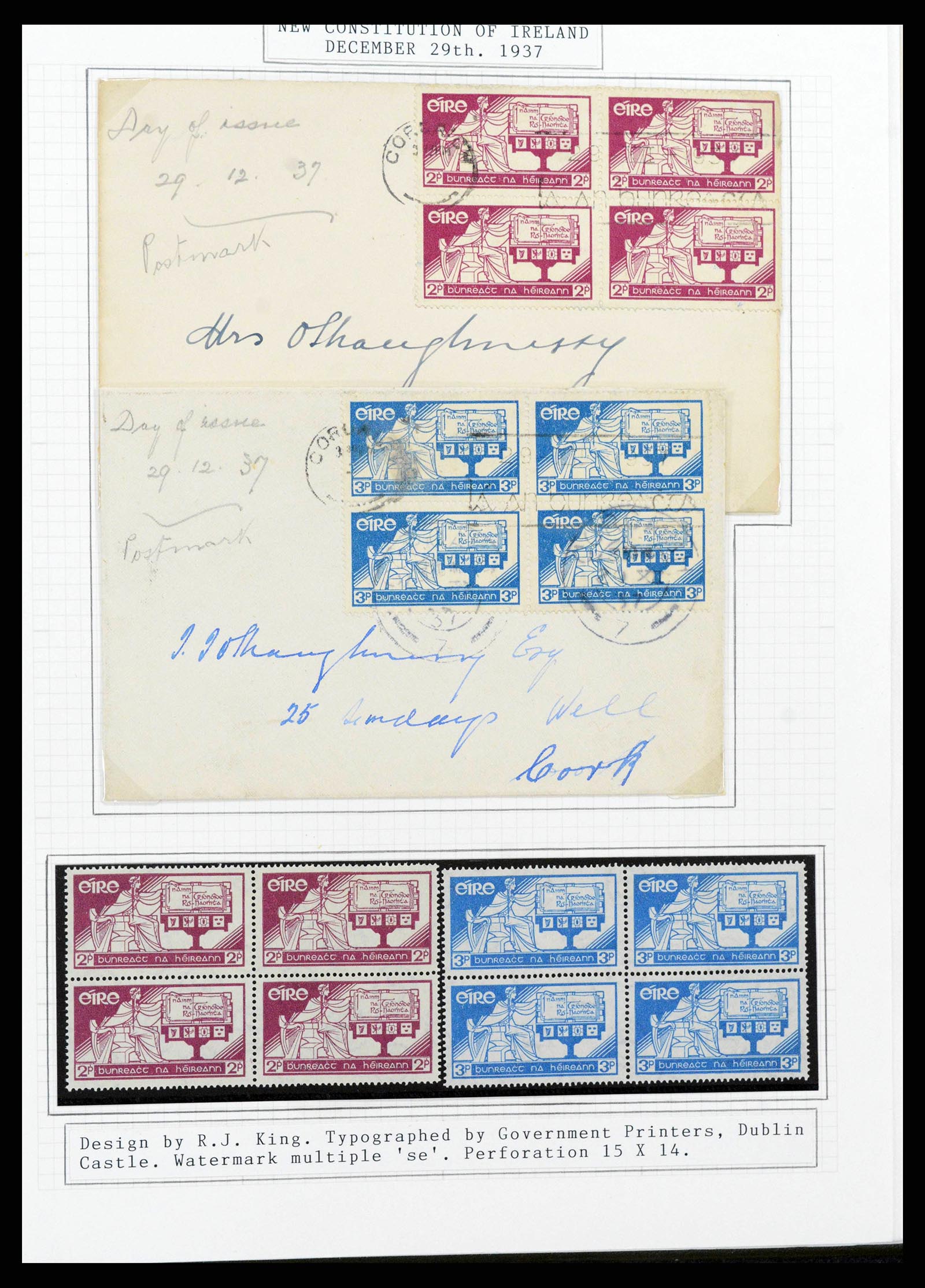 38320 0069 - Stamp collection 38320 Ireland 1922-1970.