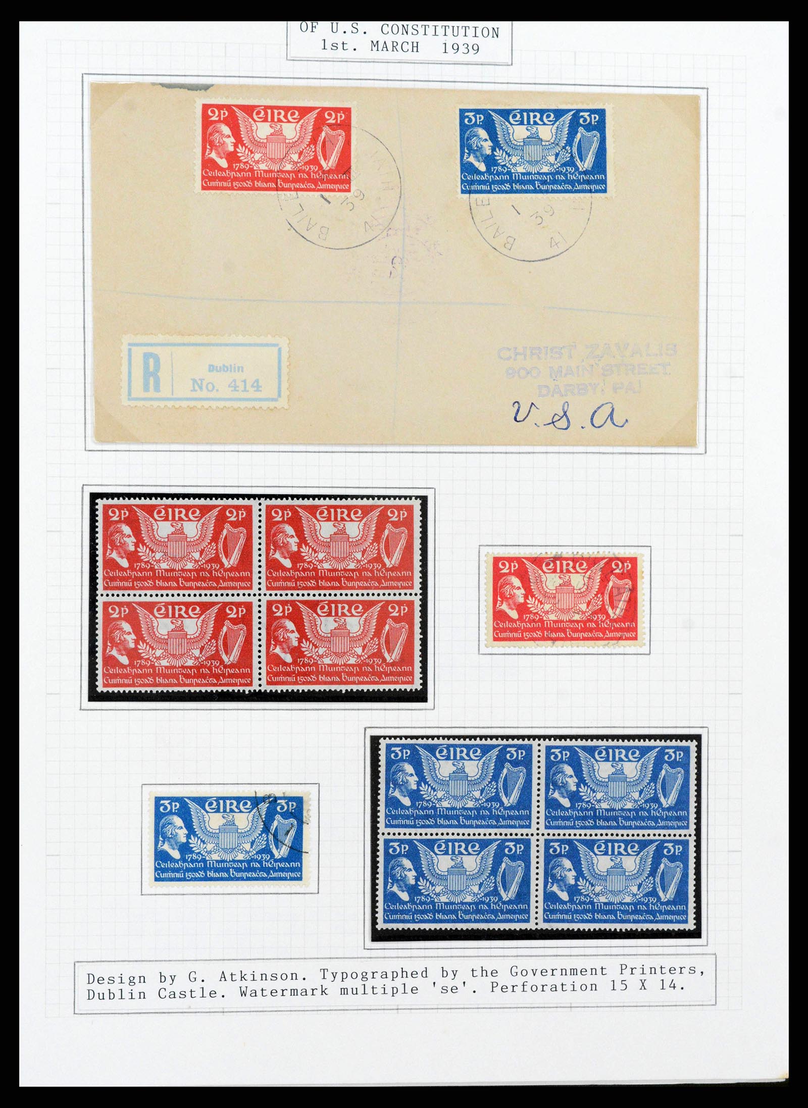 38320 0073 - Stamp collection 38320 Ireland 1922-1970.