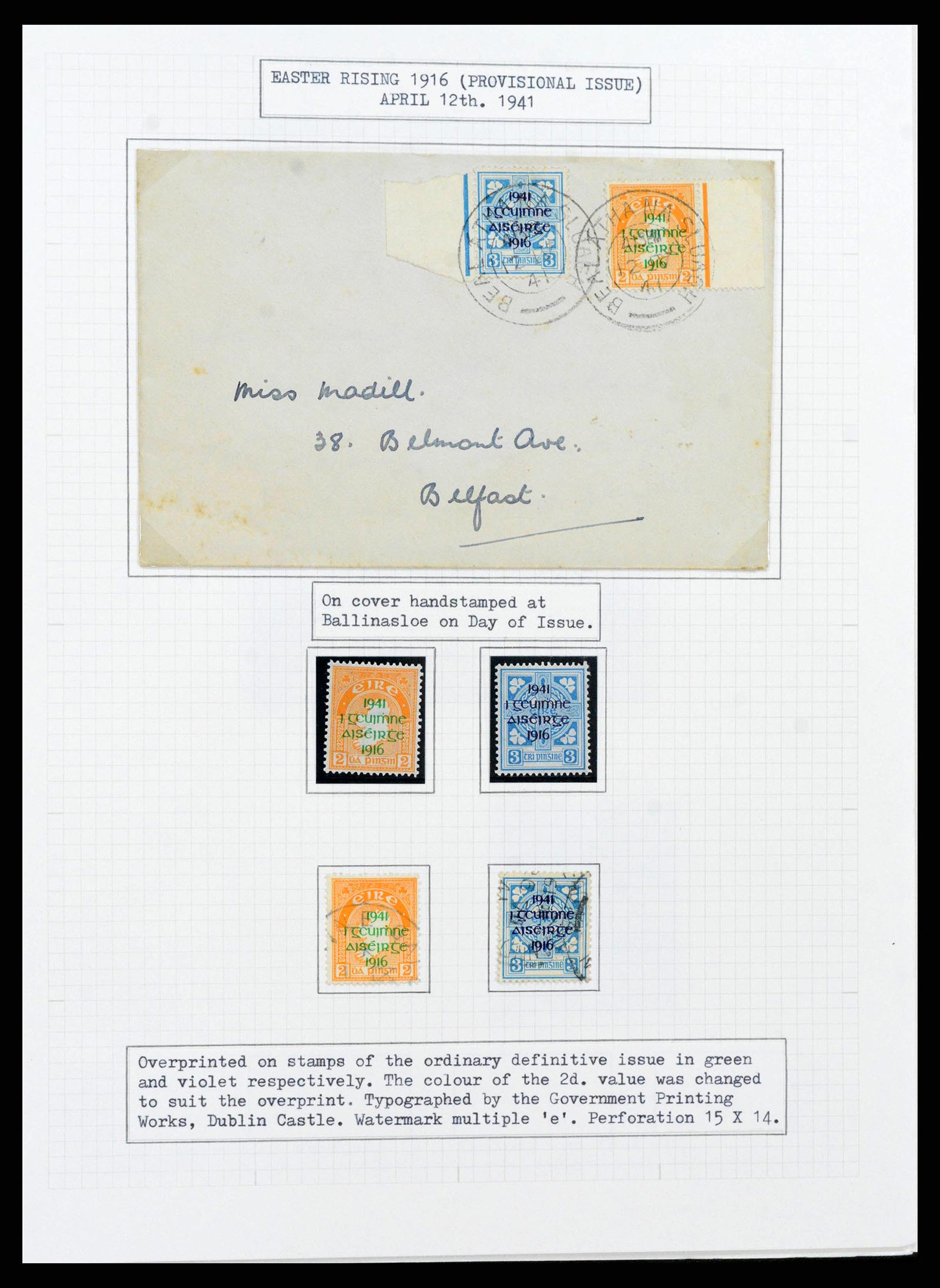 38320 0074 - Stamp collection 38320 Ireland 1922-1970.