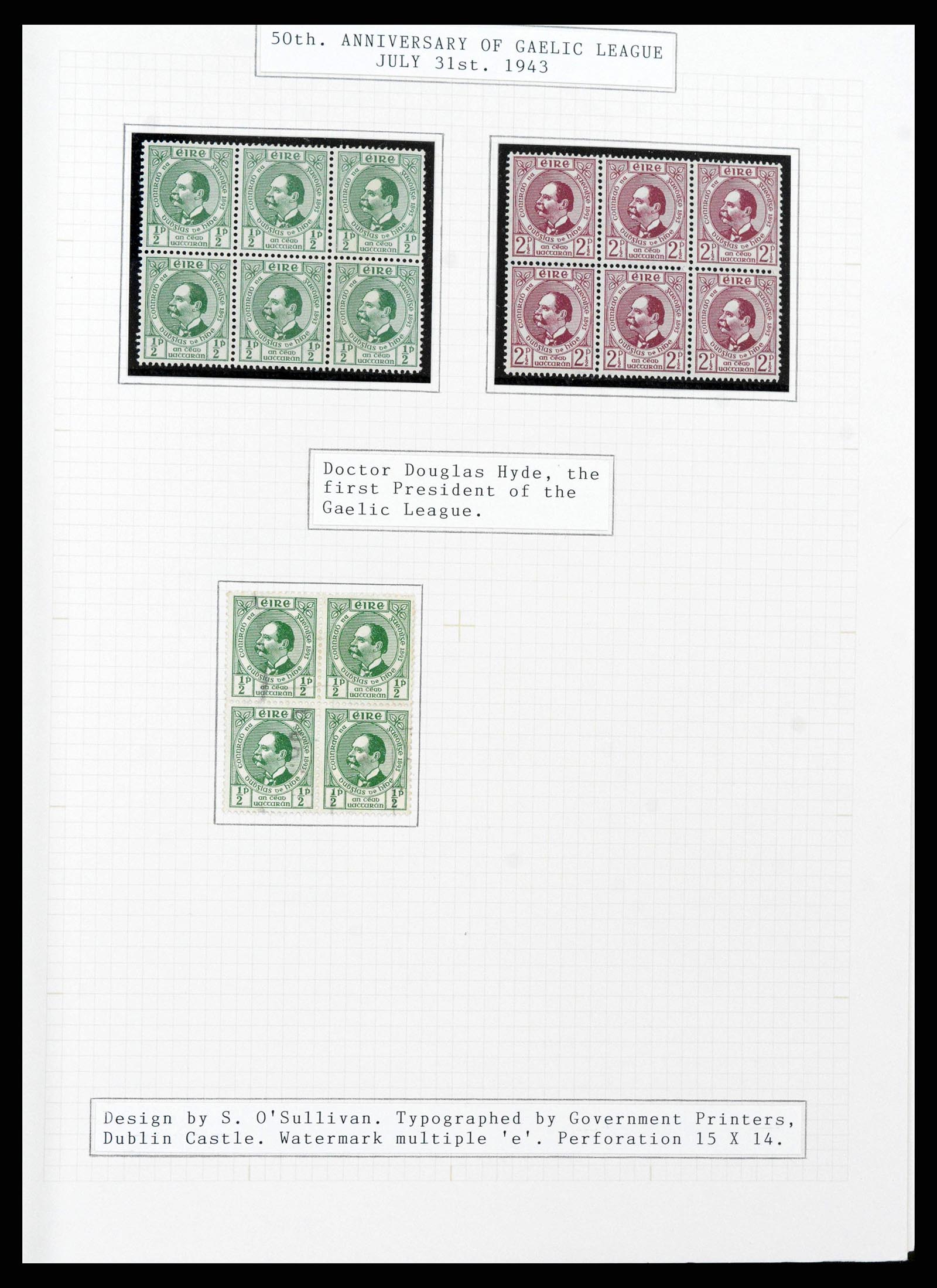 38320 0078 - Stamp collection 38320 Ireland 1922-1970.
