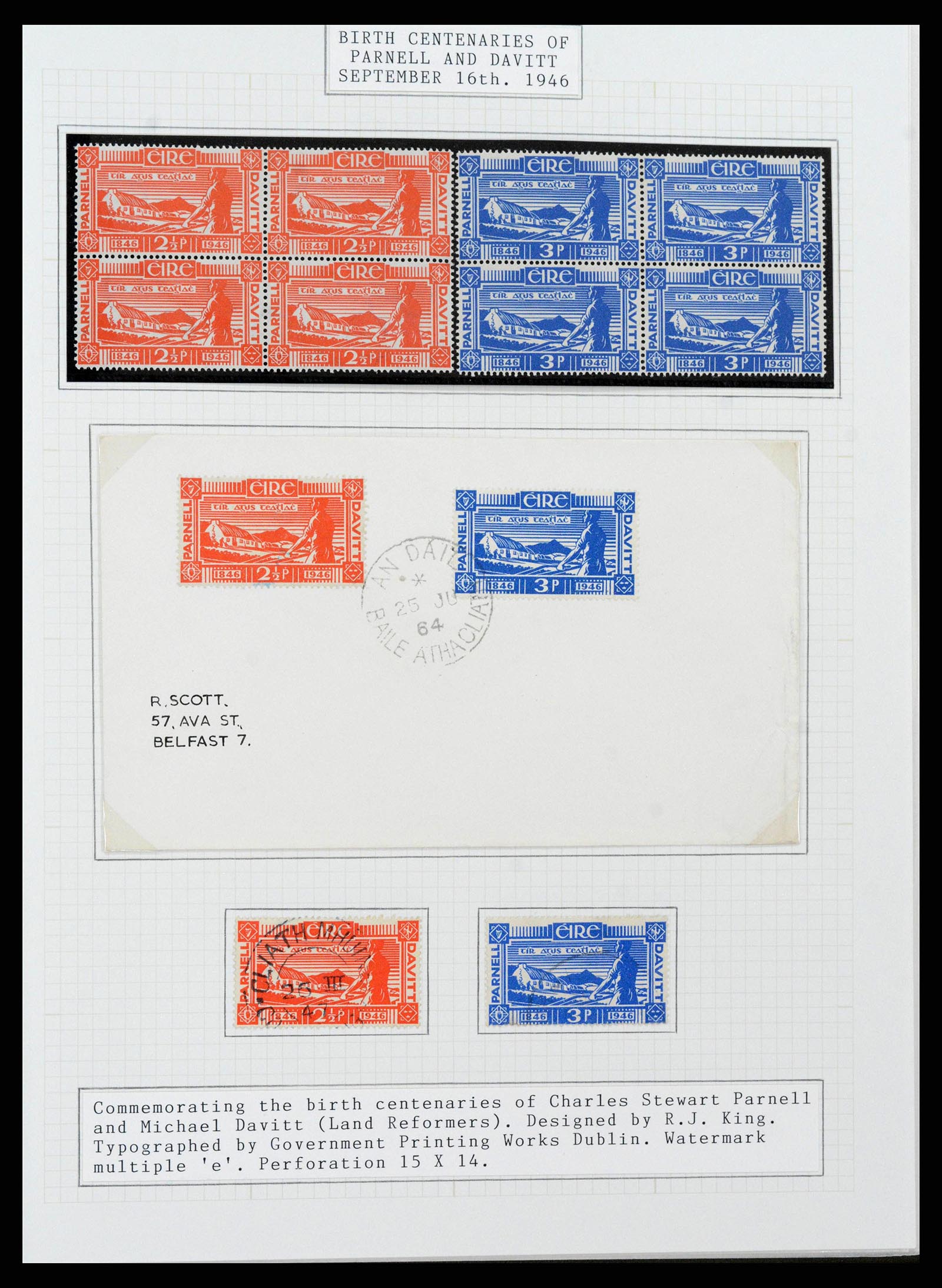 38320 0083 - Stamp collection 38320 Ireland 1922-1970.