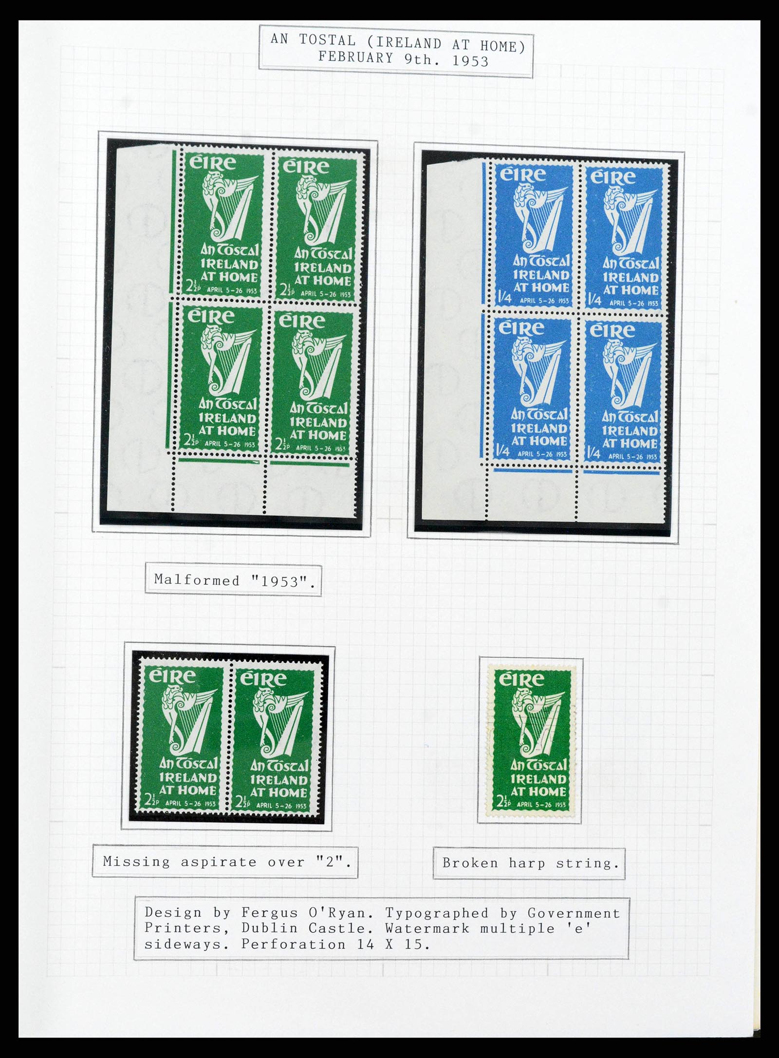 38320 0091 - Stamp collection 38320 Ireland 1922-1970.