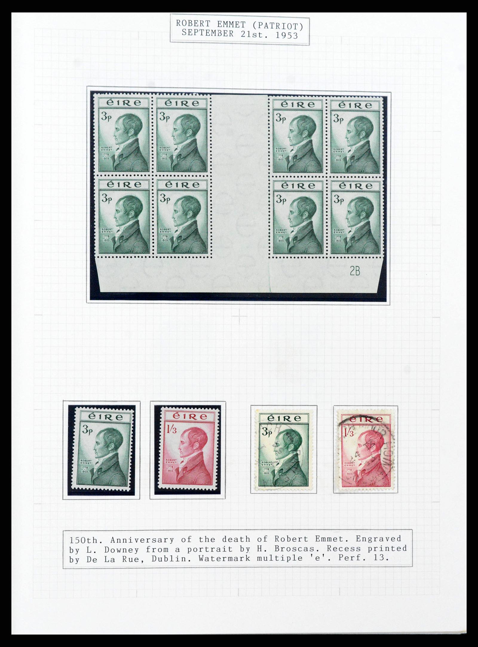 38320 0092 - Stamp collection 38320 Ireland 1922-1970.