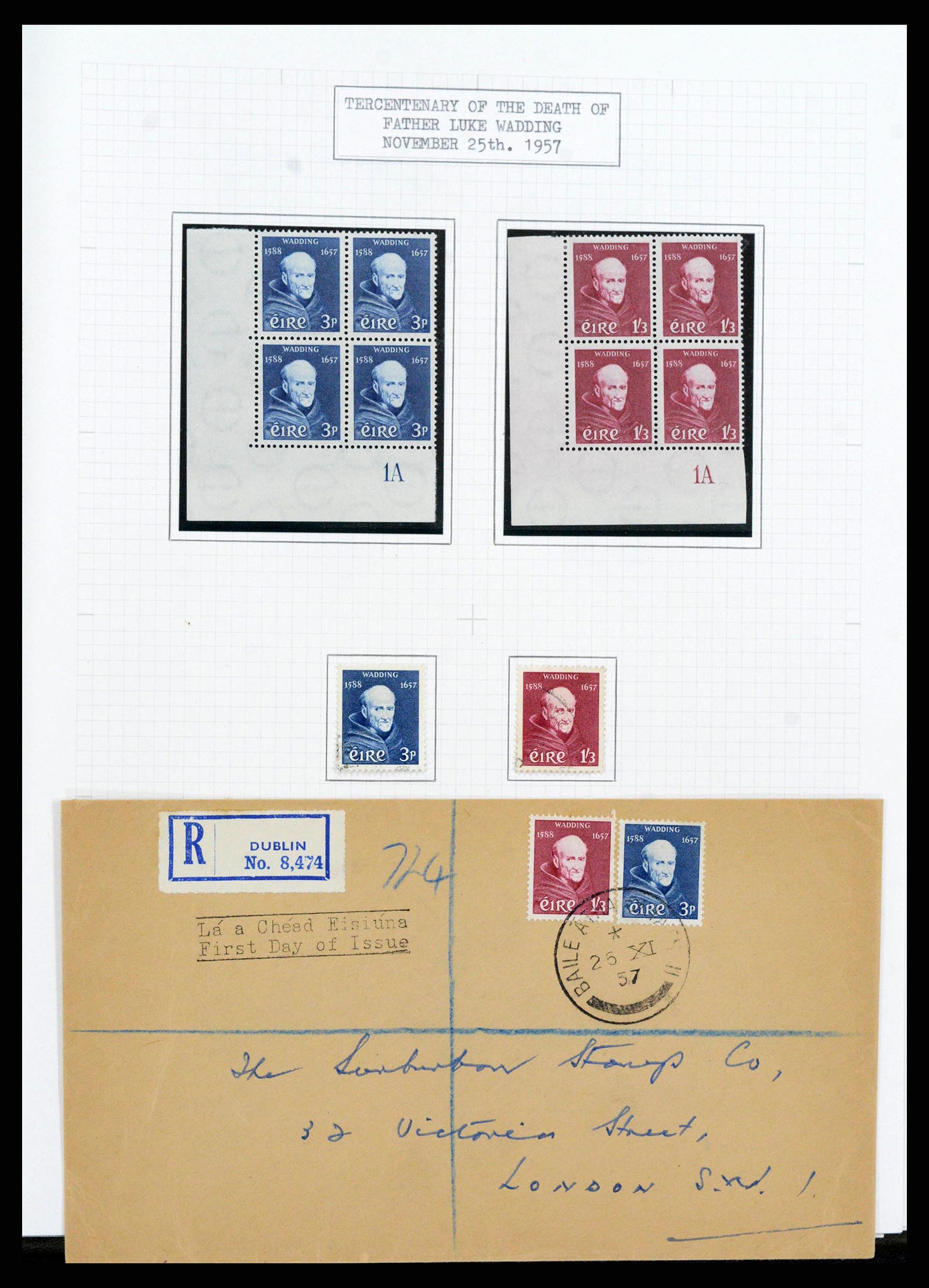 38320 0100 - Stamp collection 38320 Ireland 1922-1970.