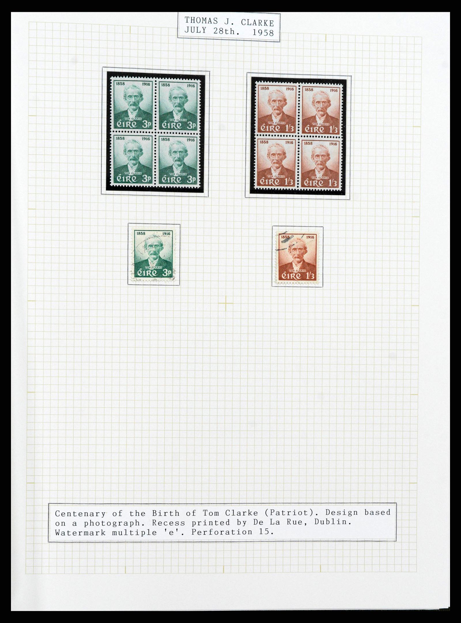 38320 0101 - Stamp collection 38320 Ireland 1922-1970.