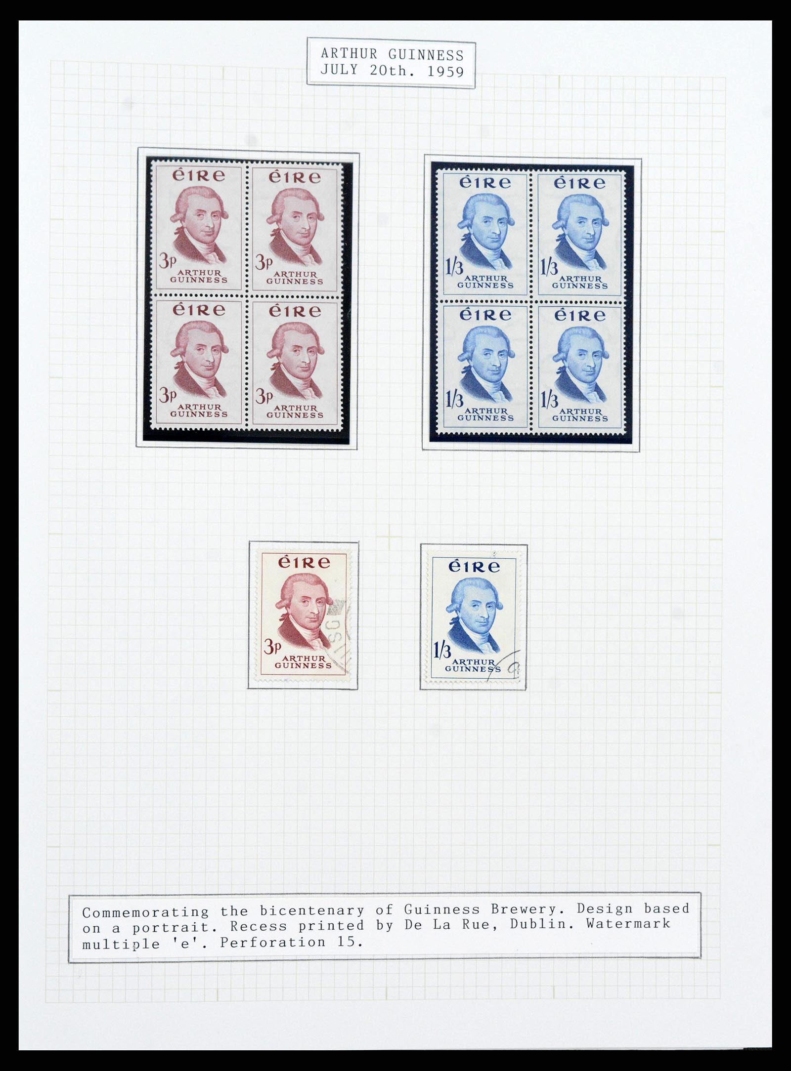 38320 0104 - Stamp collection 38320 Ireland 1922-1970.