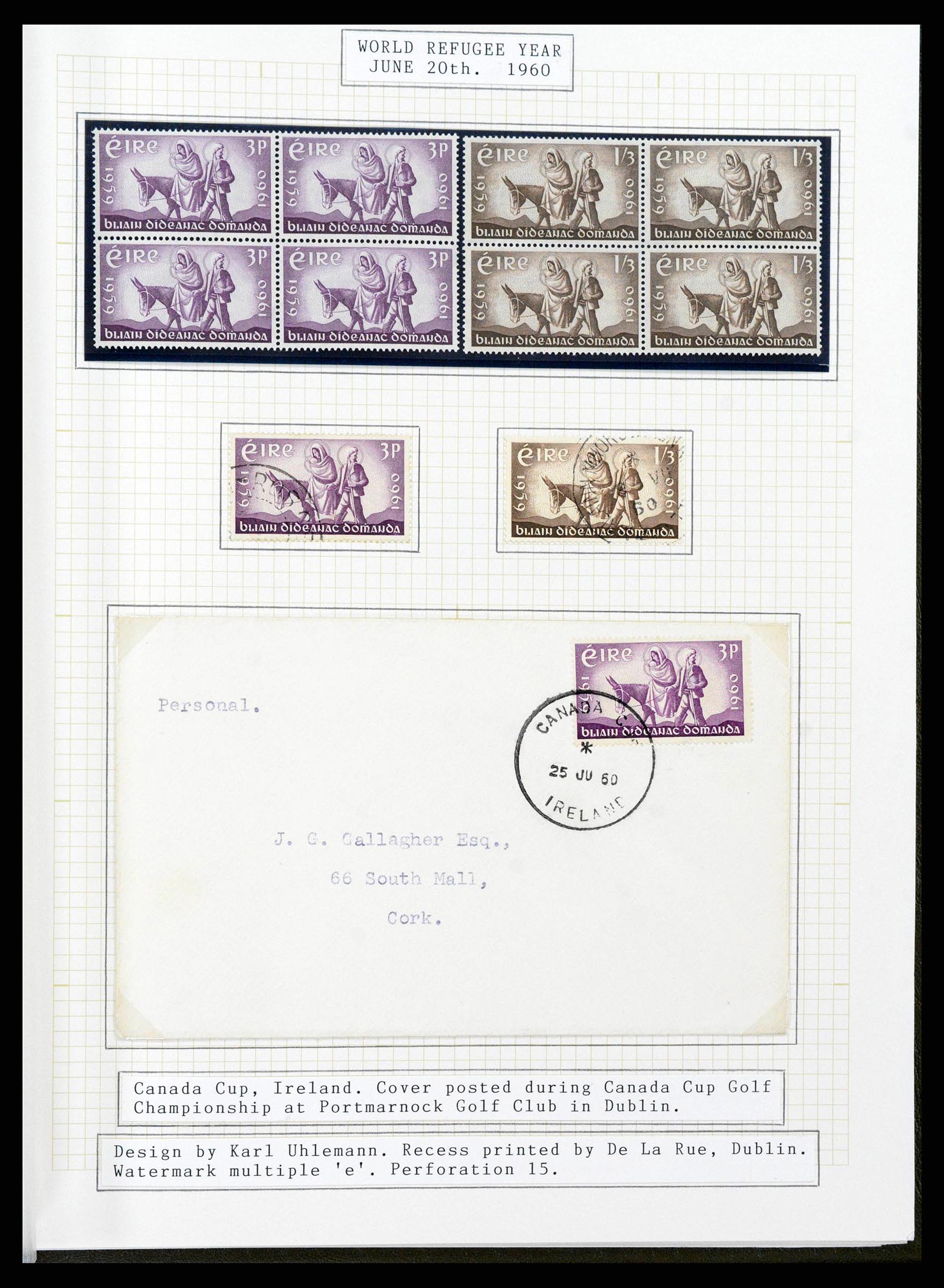 38320 0106 - Stamp collection 38320 Ireland 1922-1970.
