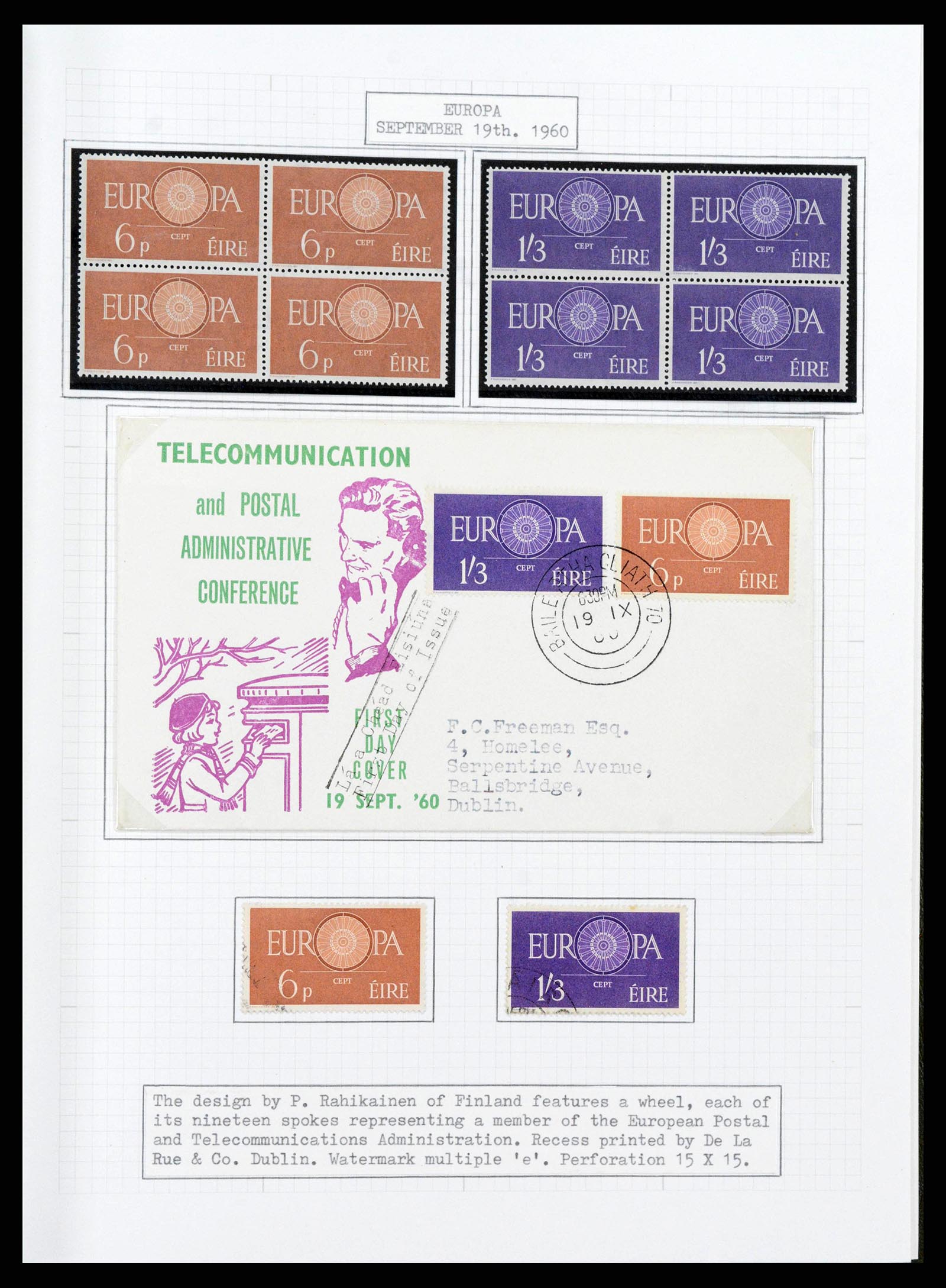 38320 0107 - Stamp collection 38320 Ireland 1922-1970.