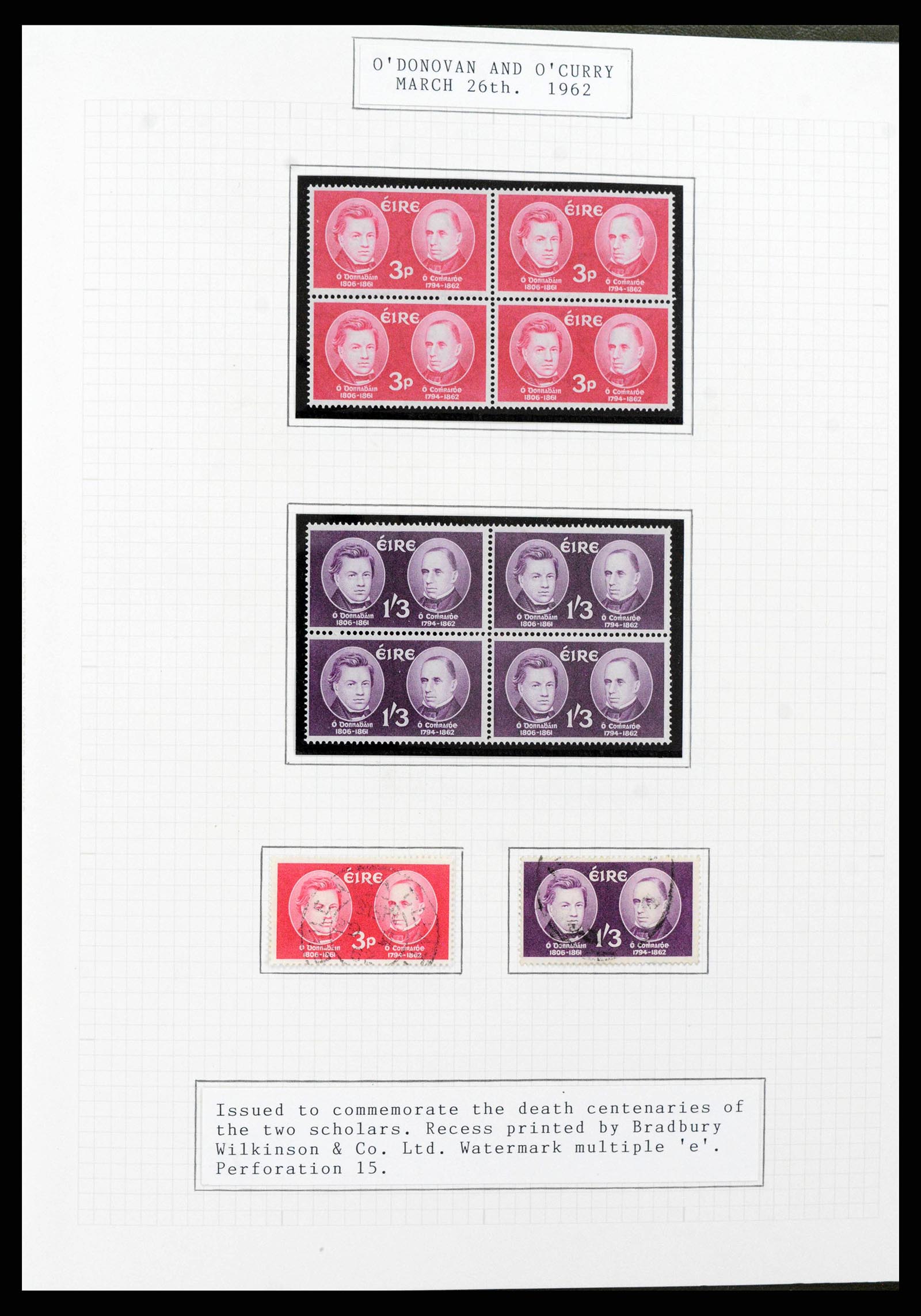 38320 0111 - Stamp collection 38320 Ireland 1922-1970.
