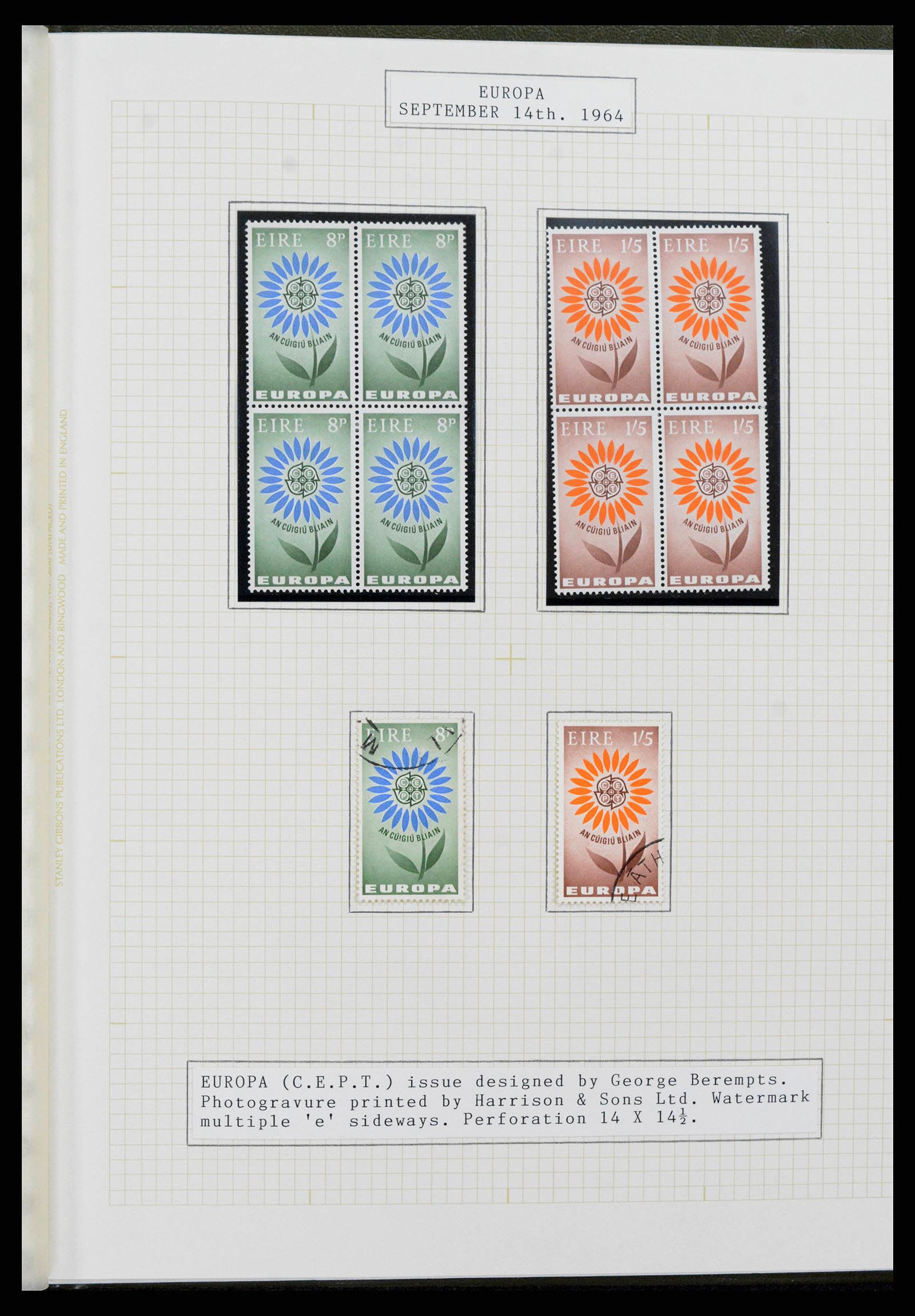 38320 0119 - Stamp collection 38320 Ireland 1922-1970.