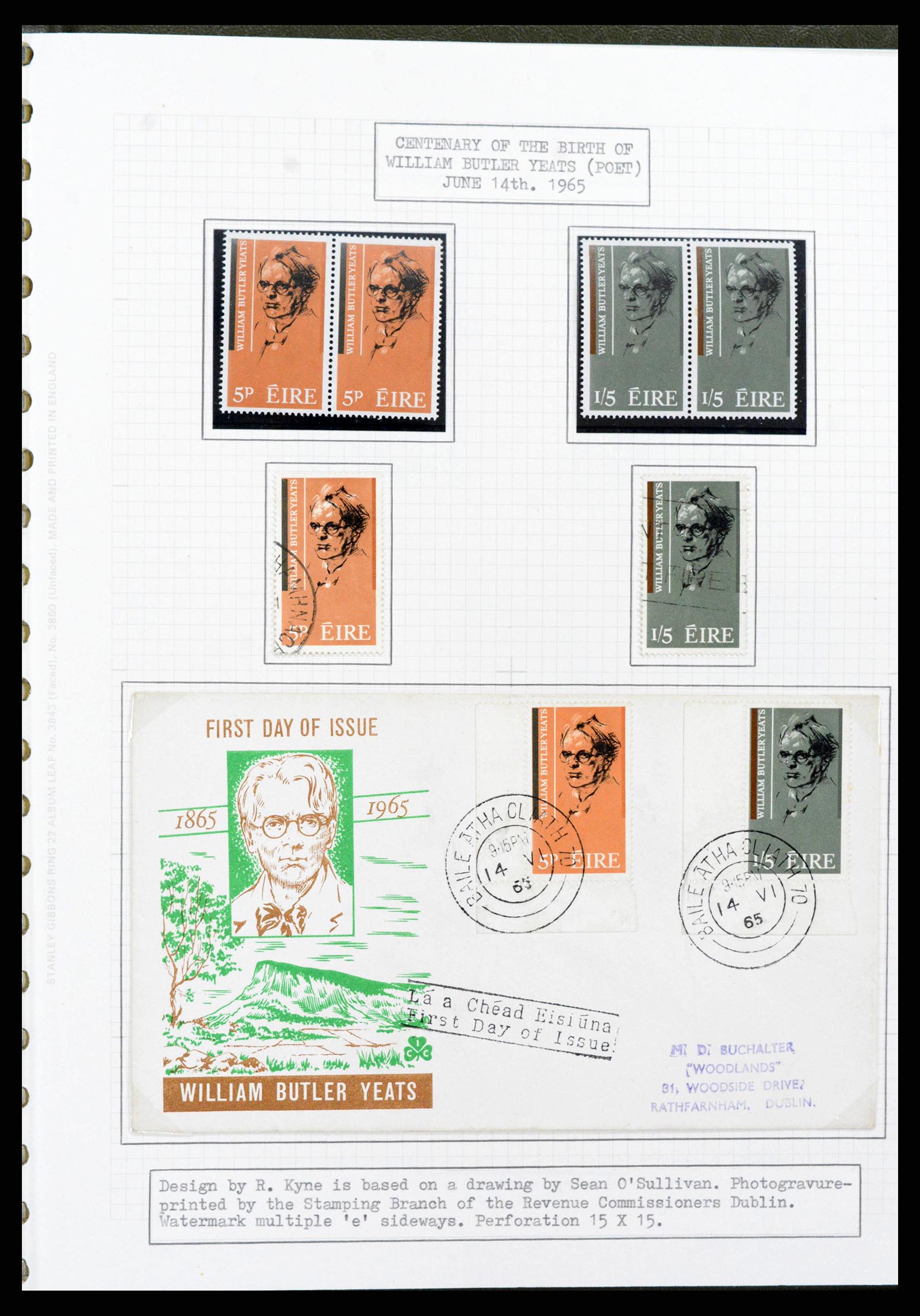 38320 0121 - Stamp collection 38320 Ireland 1922-1970.