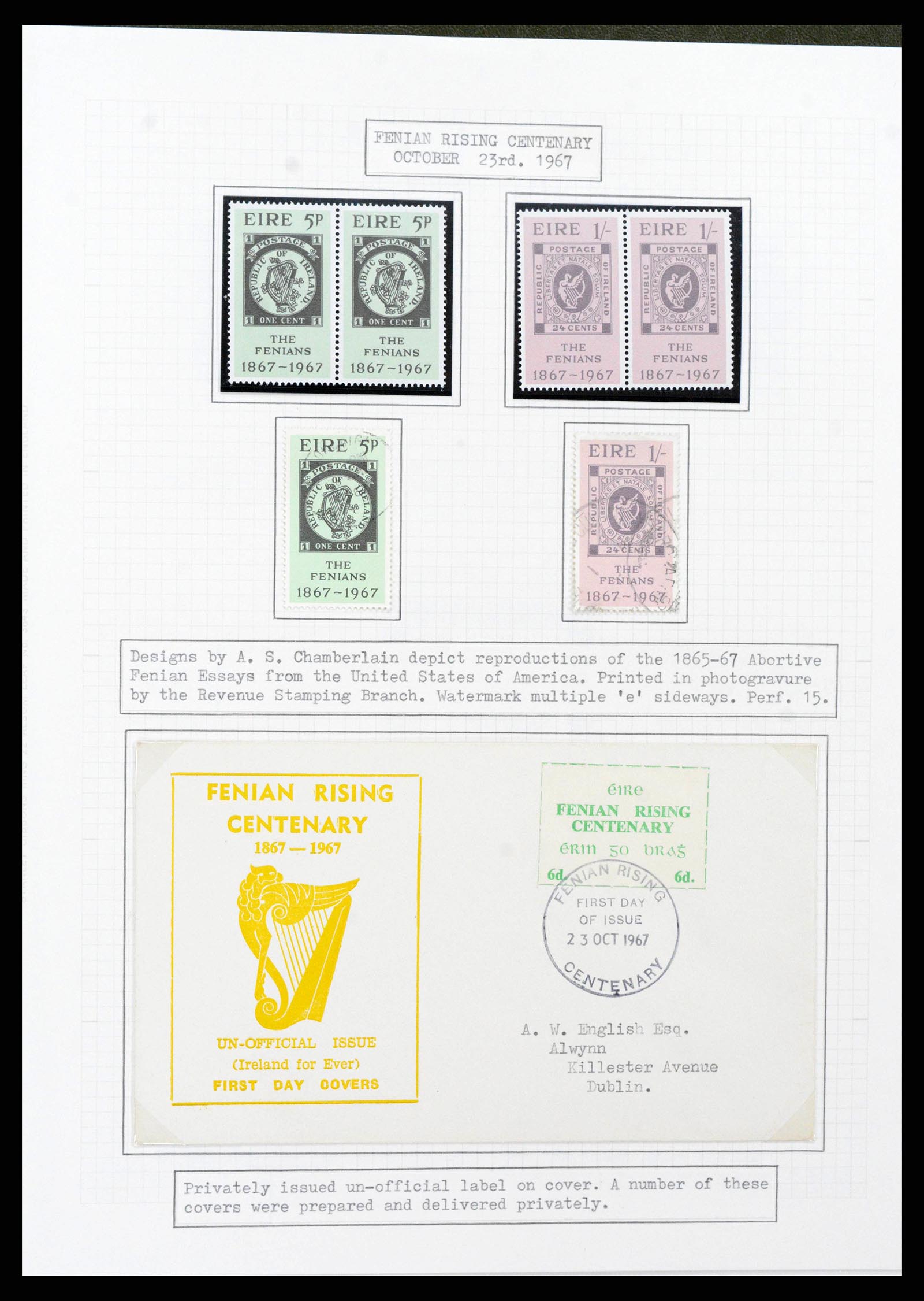 38320 0131 - Stamp collection 38320 Ireland 1922-1970.