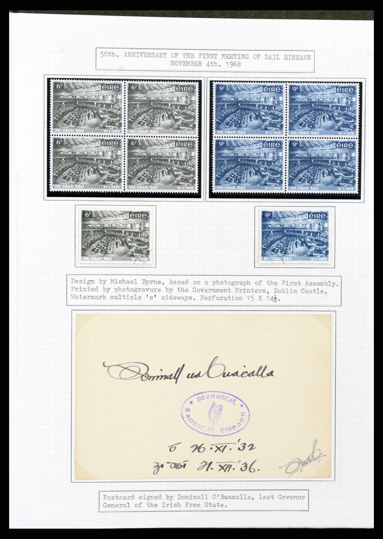 38320 0141 - Stamp collection 38320 Ireland 1922-1970.