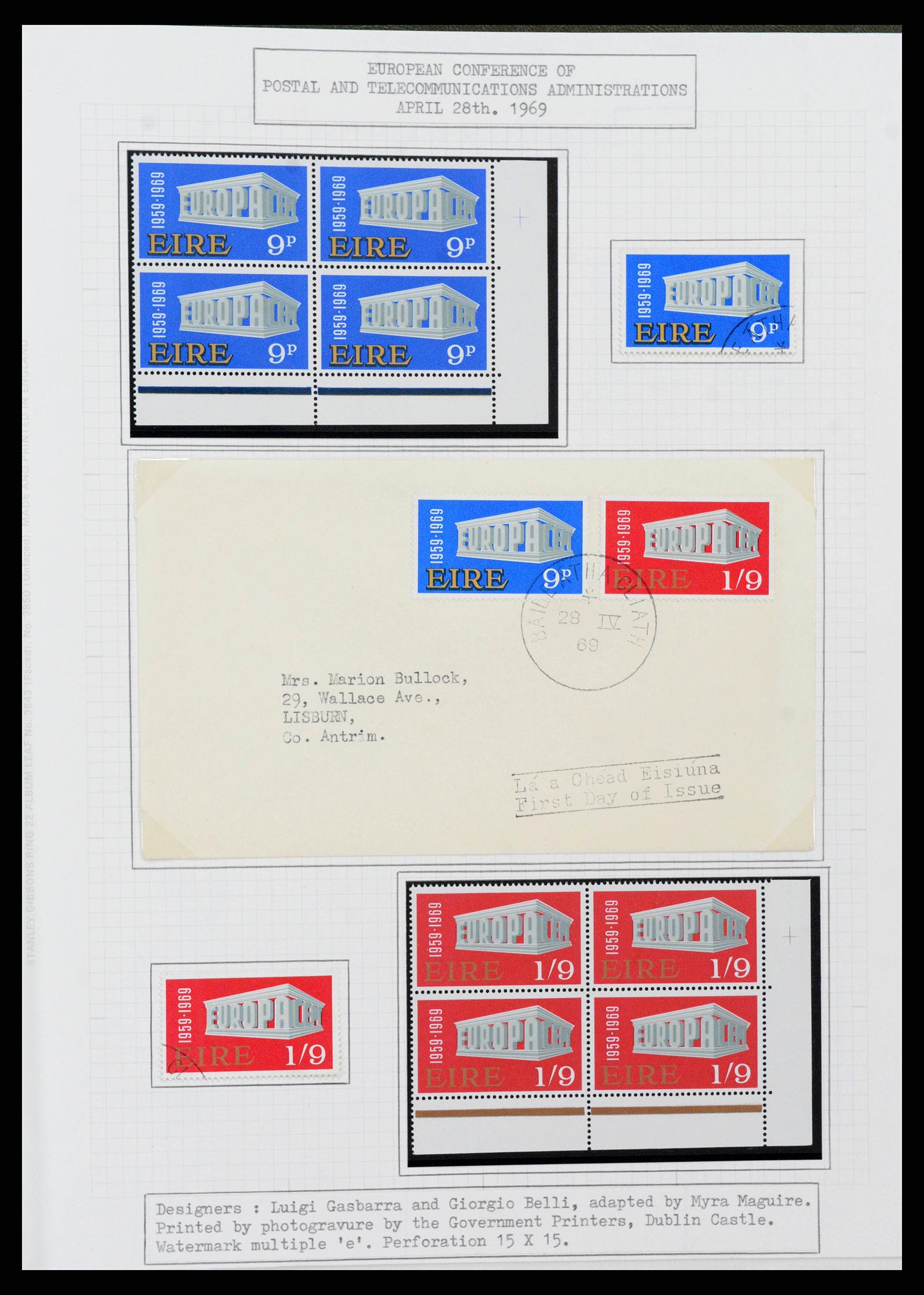 38320 0142 - Stamp collection 38320 Ireland 1922-1970.