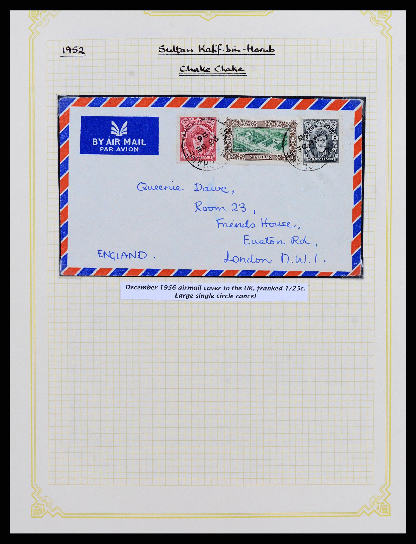 38322 0021 - Stamp collection 38322 Zanzibar 1936-1967.
