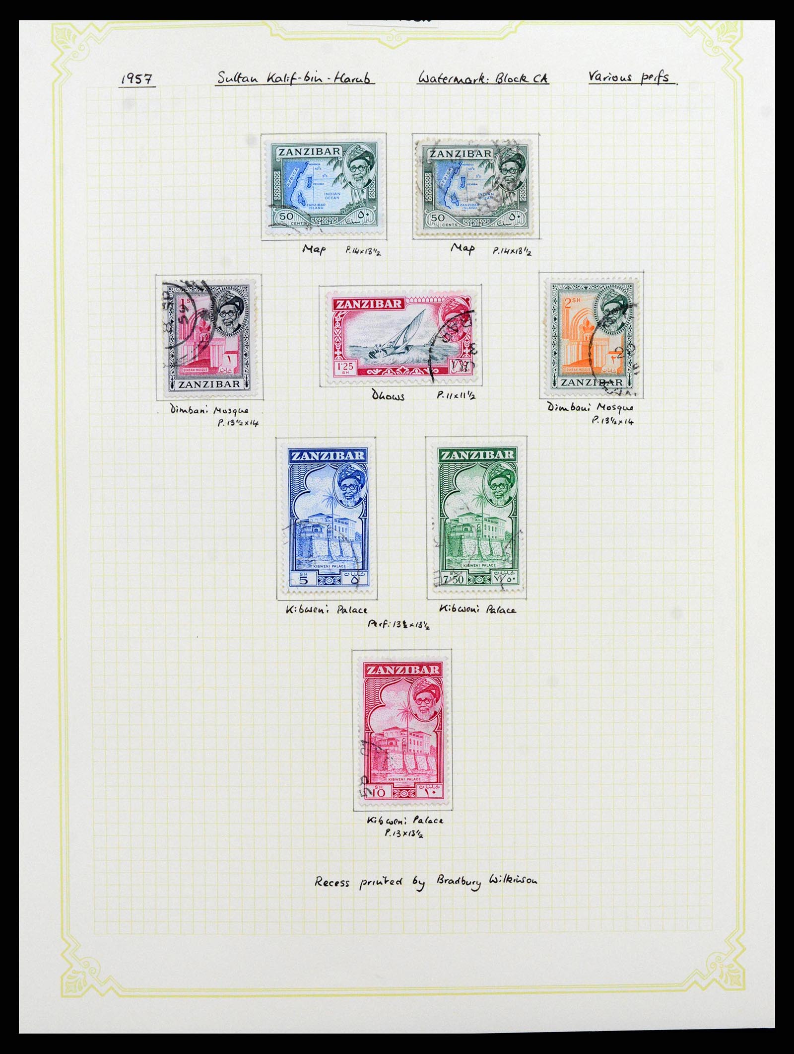 38322 0027 - Stamp collection 38322 Zanzibar 1936-1967.