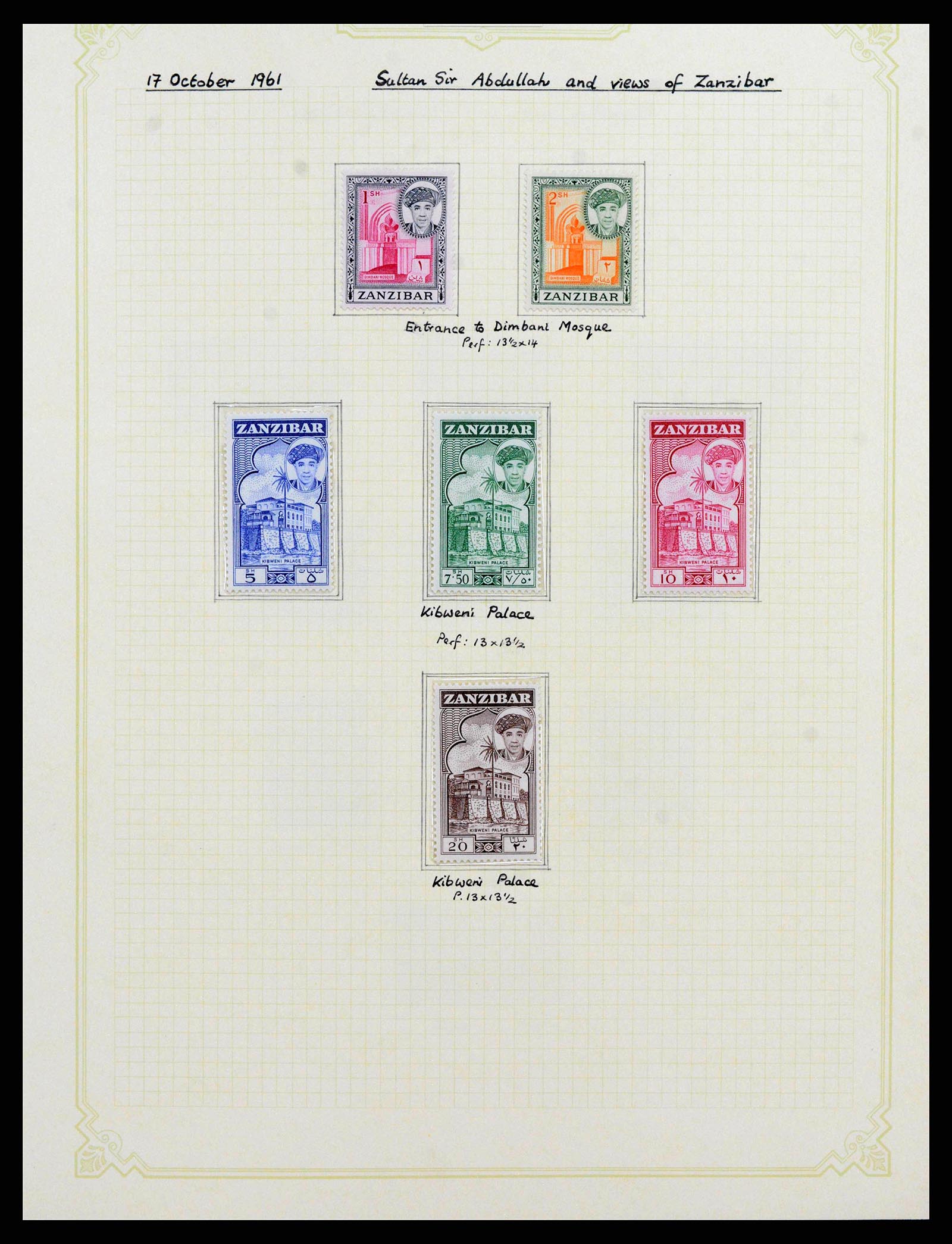 38322 0031 - Stamp collection 38322 Zanzibar 1936-1967.