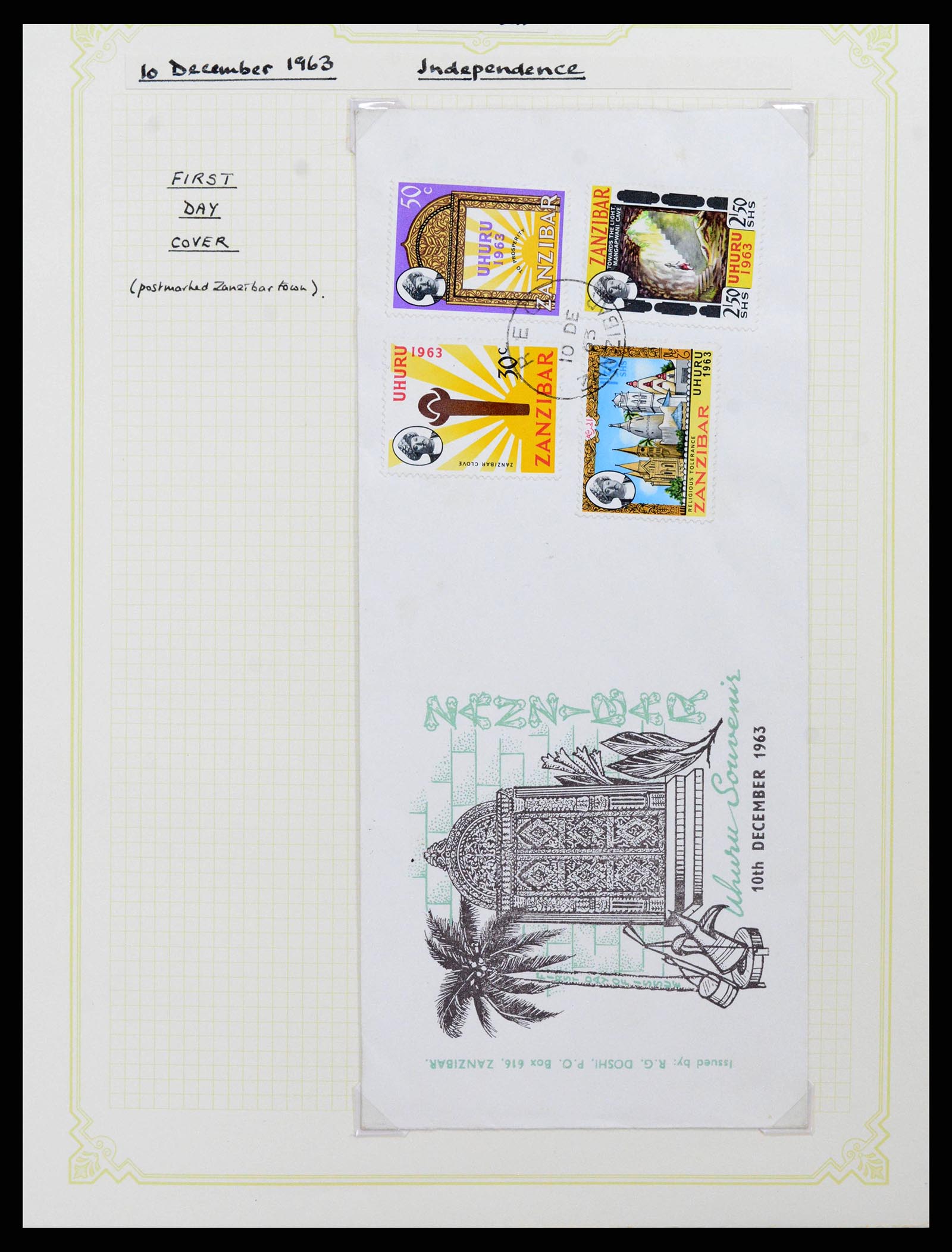 38322 0035 - Stamp collection 38322 Zanzibar 1936-1967.