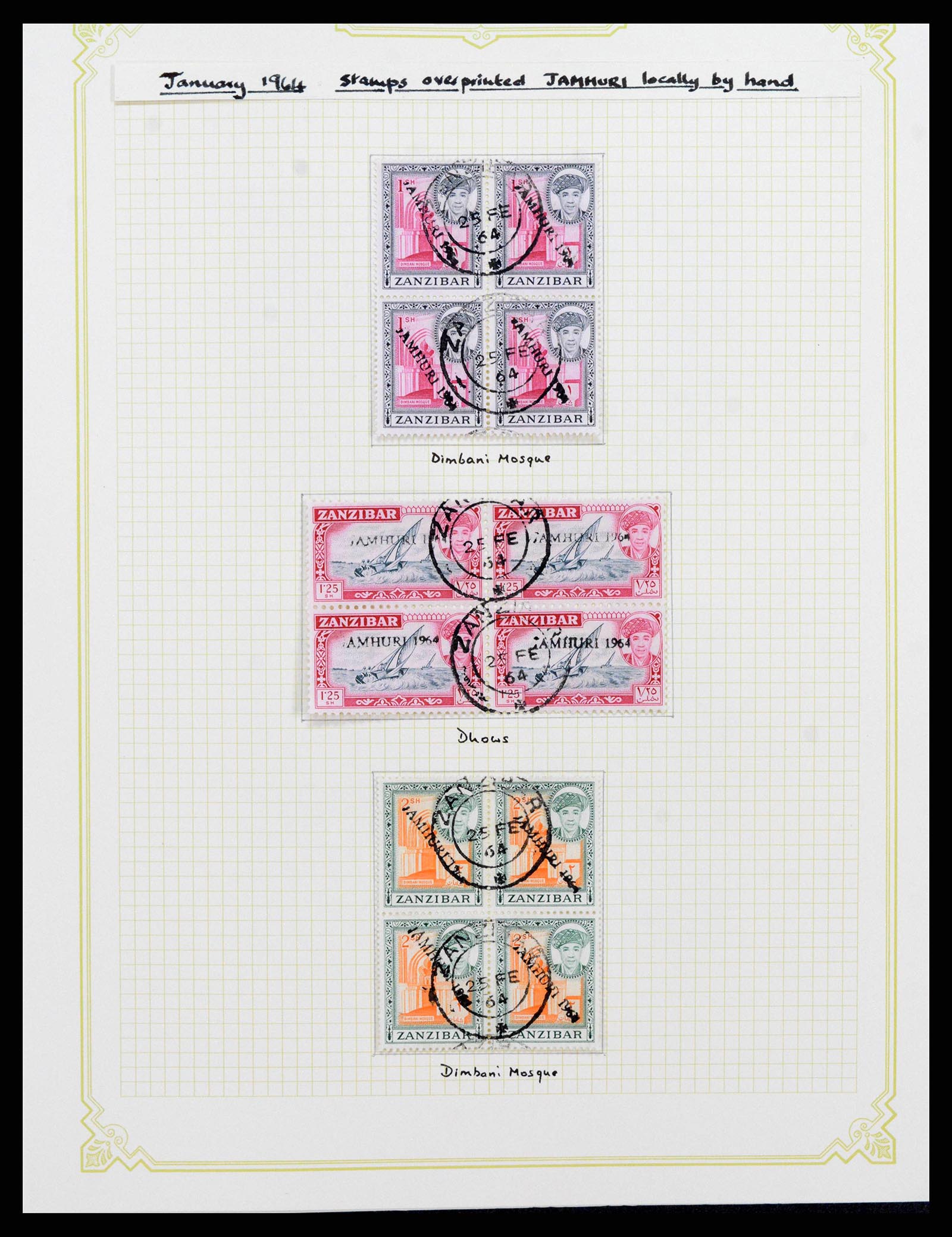 38322 0040 - Stamp collection 38322 Zanzibar 1936-1967.