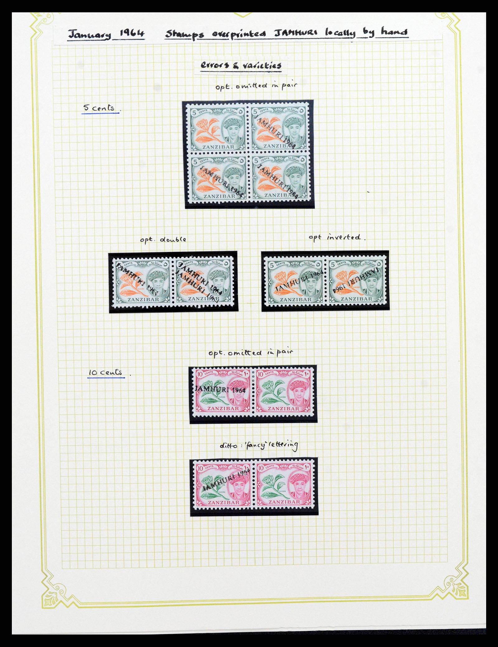 38322 0042 - Stamp collection 38322 Zanzibar 1936-1967.